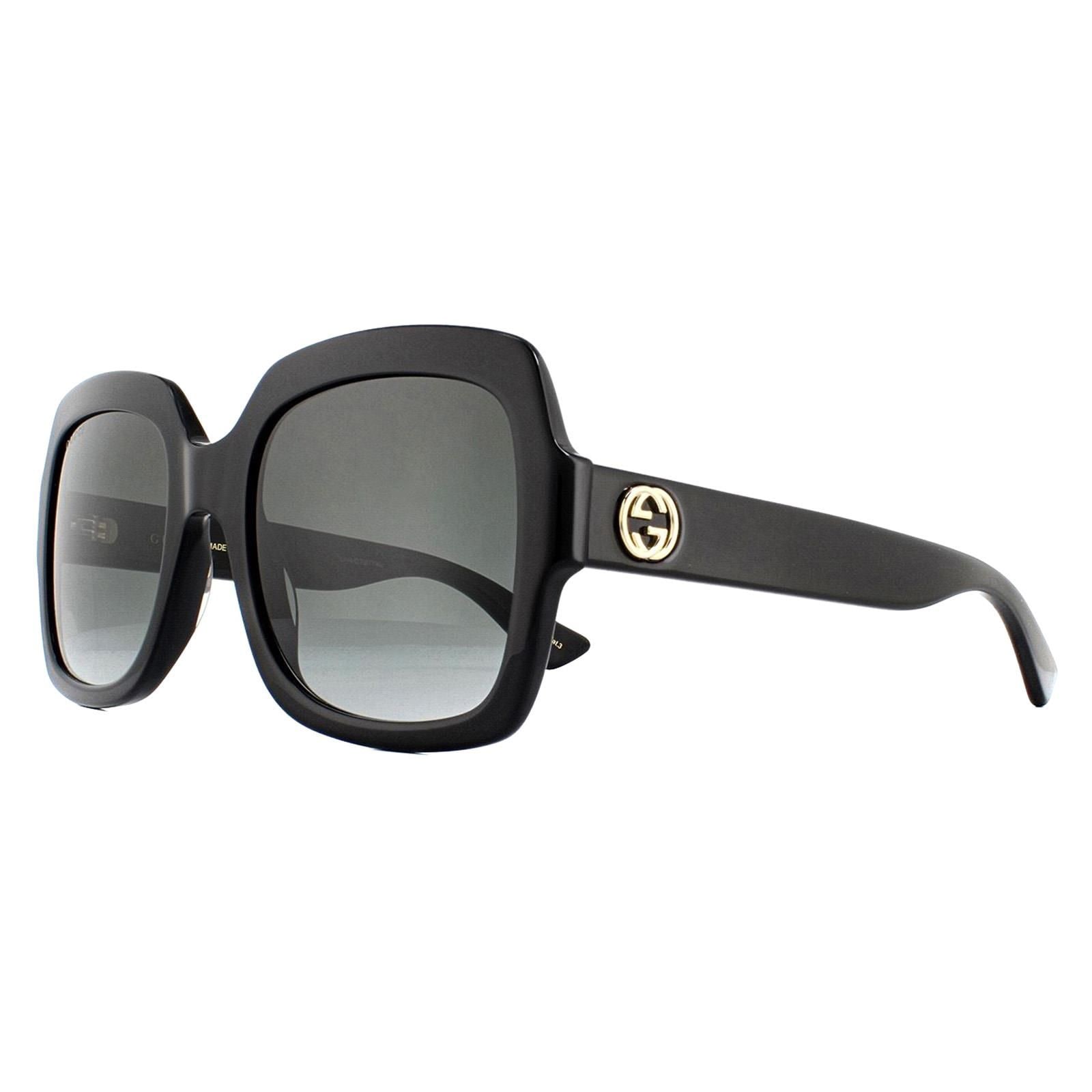 Gucci Square Black Grey Gradient Sunglasses GG0036SN image 2