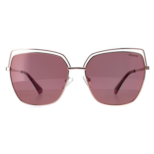Polaroid Square Gold Copper Pink Polarized PLD 4093/S