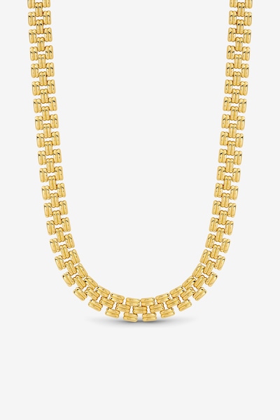 Jon Richard 18K Gold Plated Gate Chain Necklace