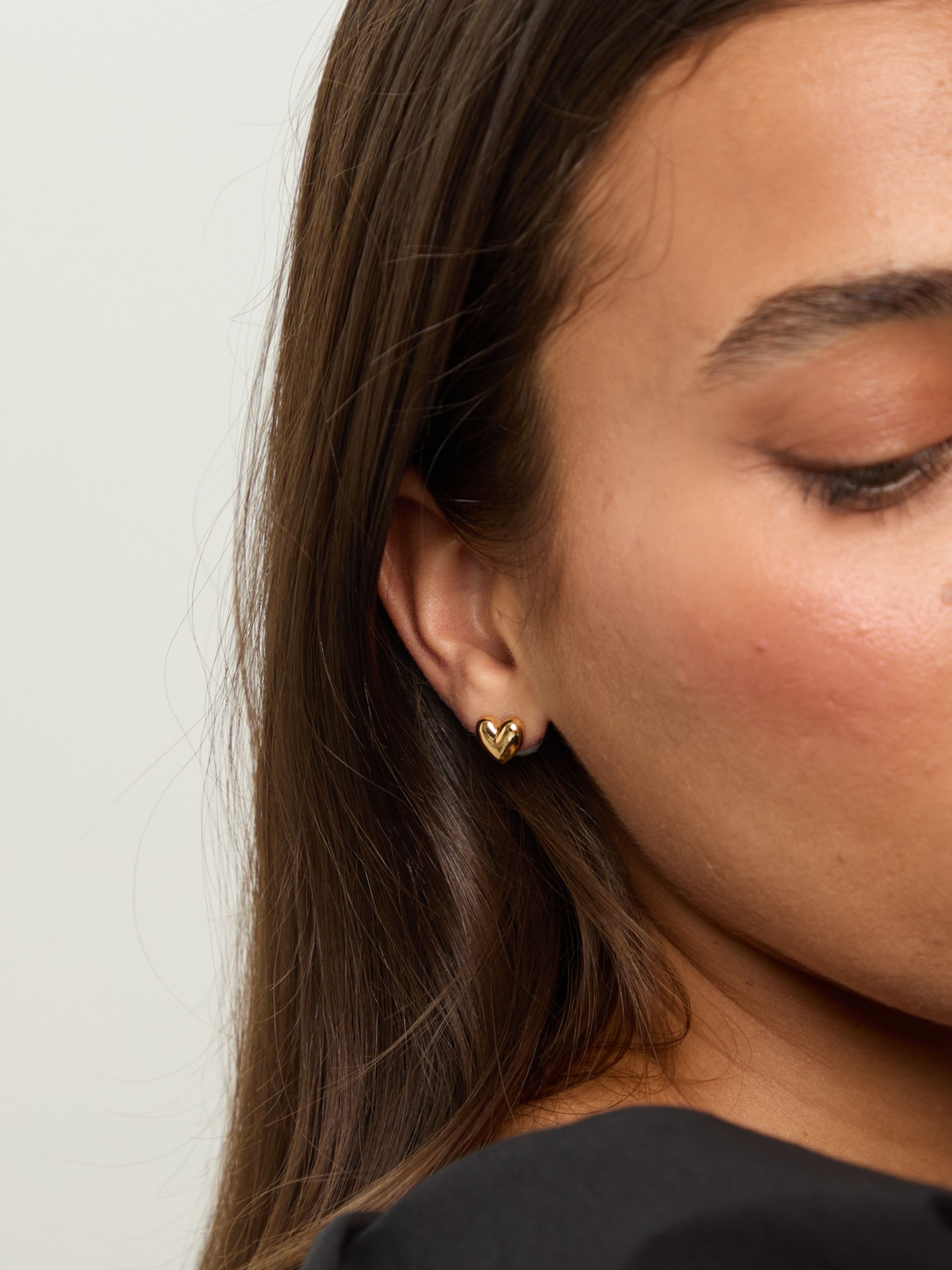 Jon Richard 18K Gold Plated Heart Earrings - Gift Cracker image 3