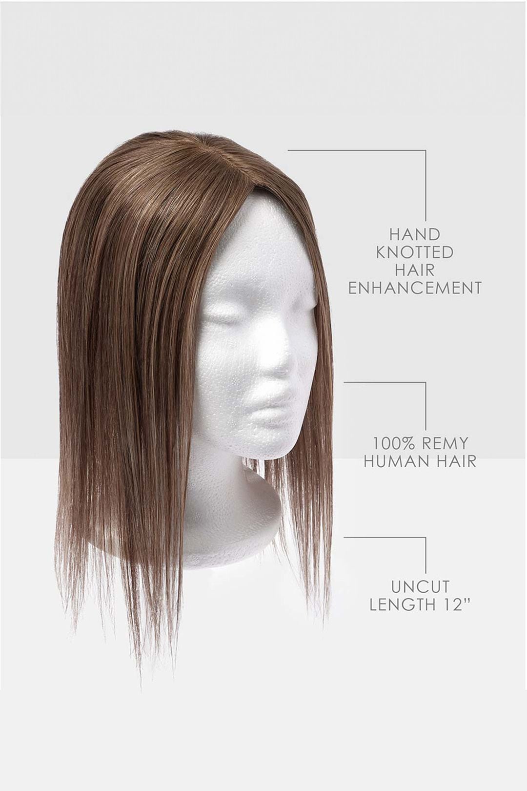 Beauty Works Beauty Works custom clip-in Fringe Topper 55g Cookies And Cream image 3