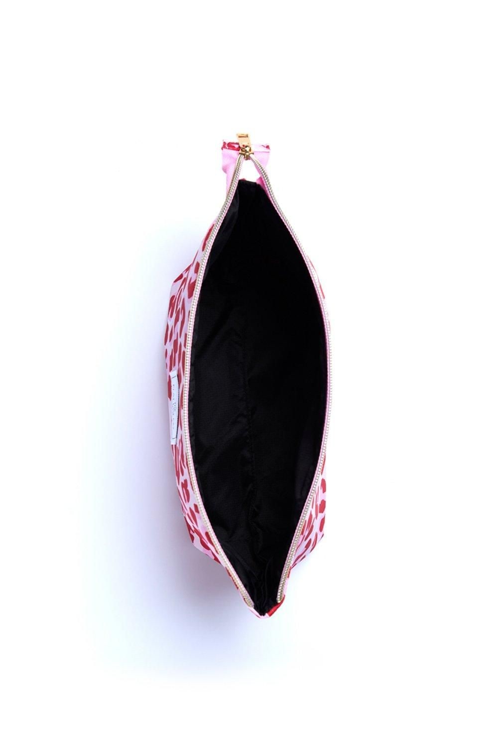 The Flat Lay Co Essential Pouch in Pink Leopard Multi image 4