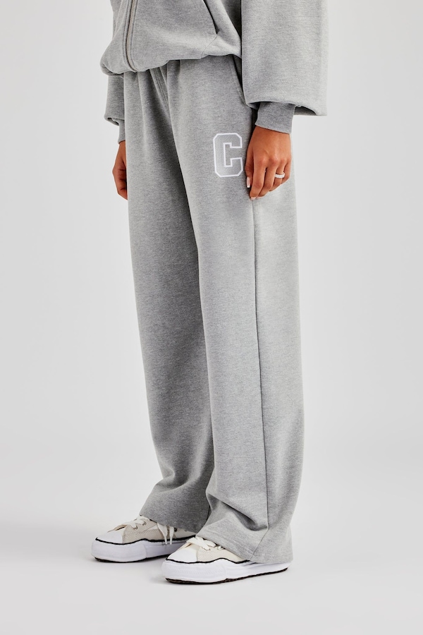 Cernucci C Embroidered Jogger - Grey Marl