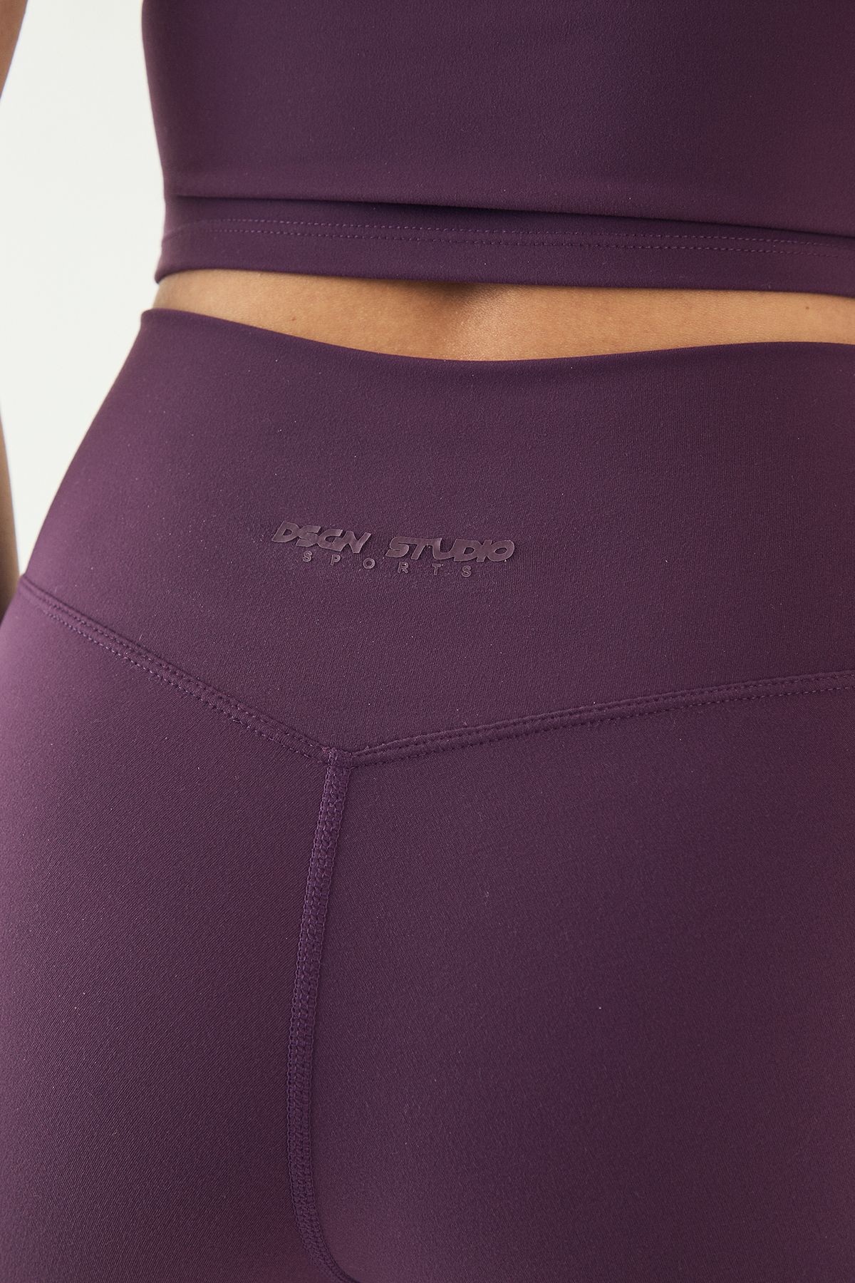 DSGN Studio DSGN Studio Ultra Sculpt Wrap Waist Legging Aubergine image 4
