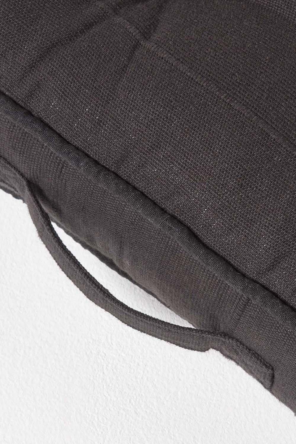 Homescapes Rajput Ribbed Cotton Floor Cushion image 4