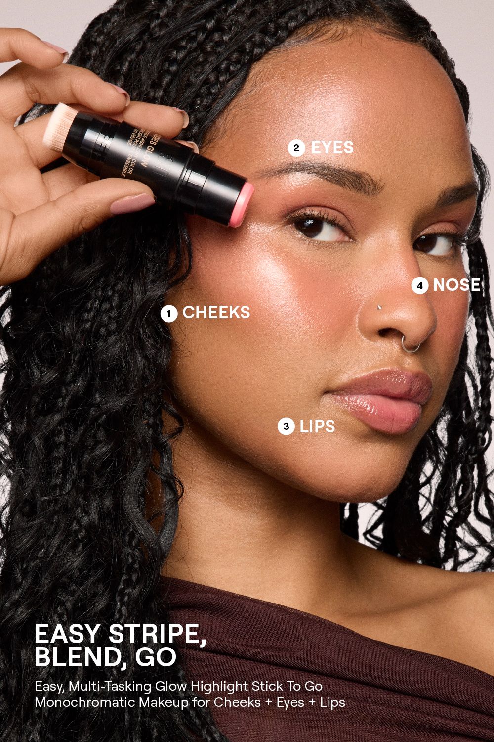 Nudestix Nudies Glow All Over Face Highlighter I Dew image 7