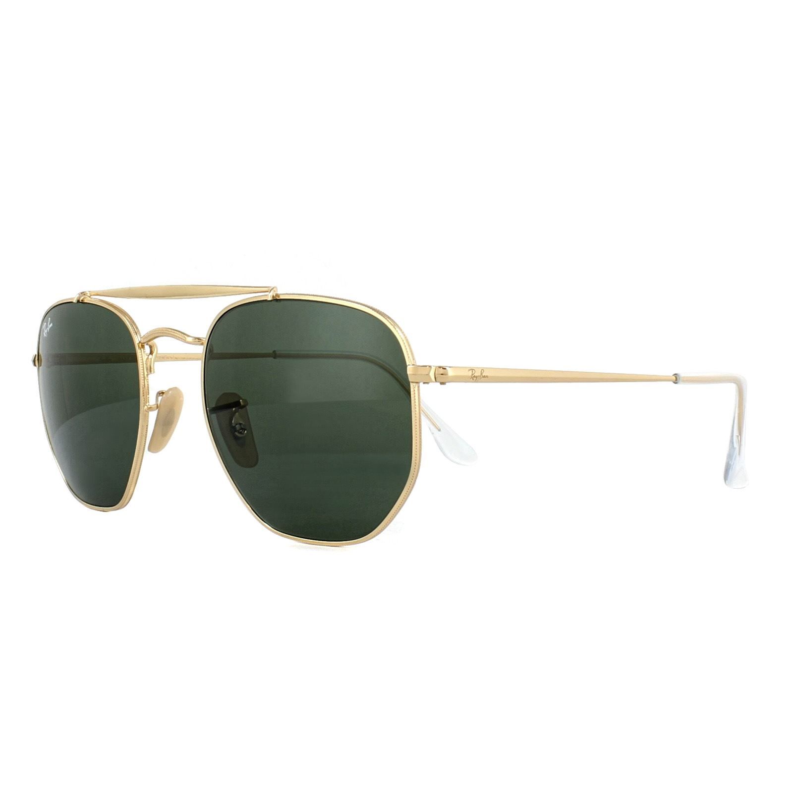 Ray-Ban Aviator Gold Green G-15 Sunglasses image 2