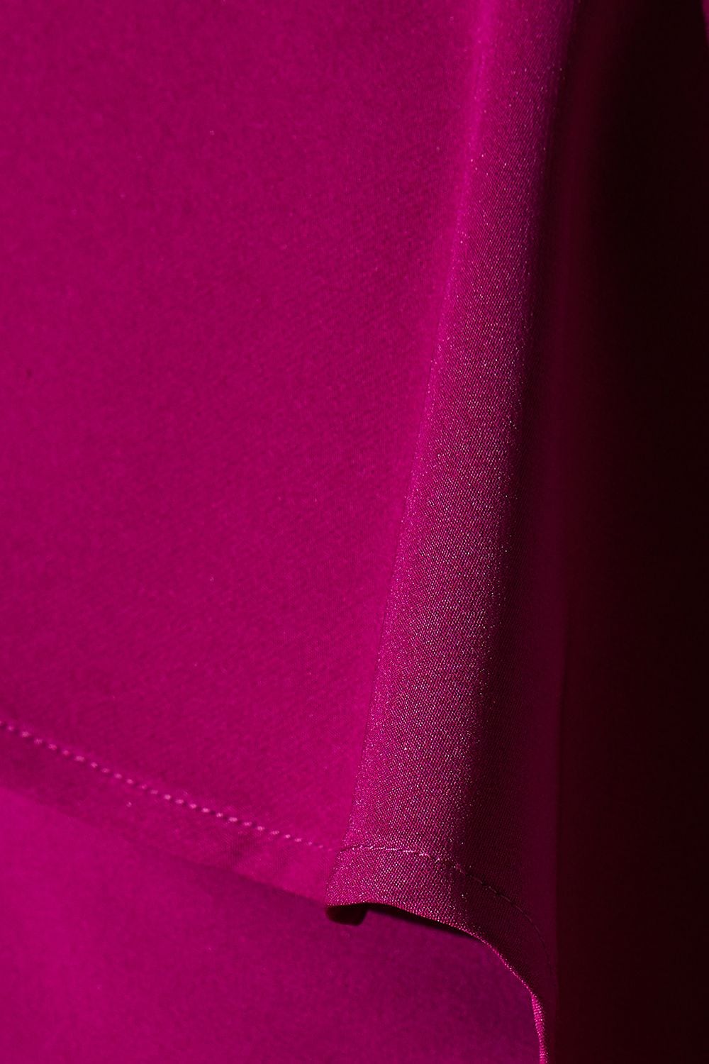 Coast Petite One Shoulder Ruffle Crepe Midi Wedding Guest Dress Berry image 5