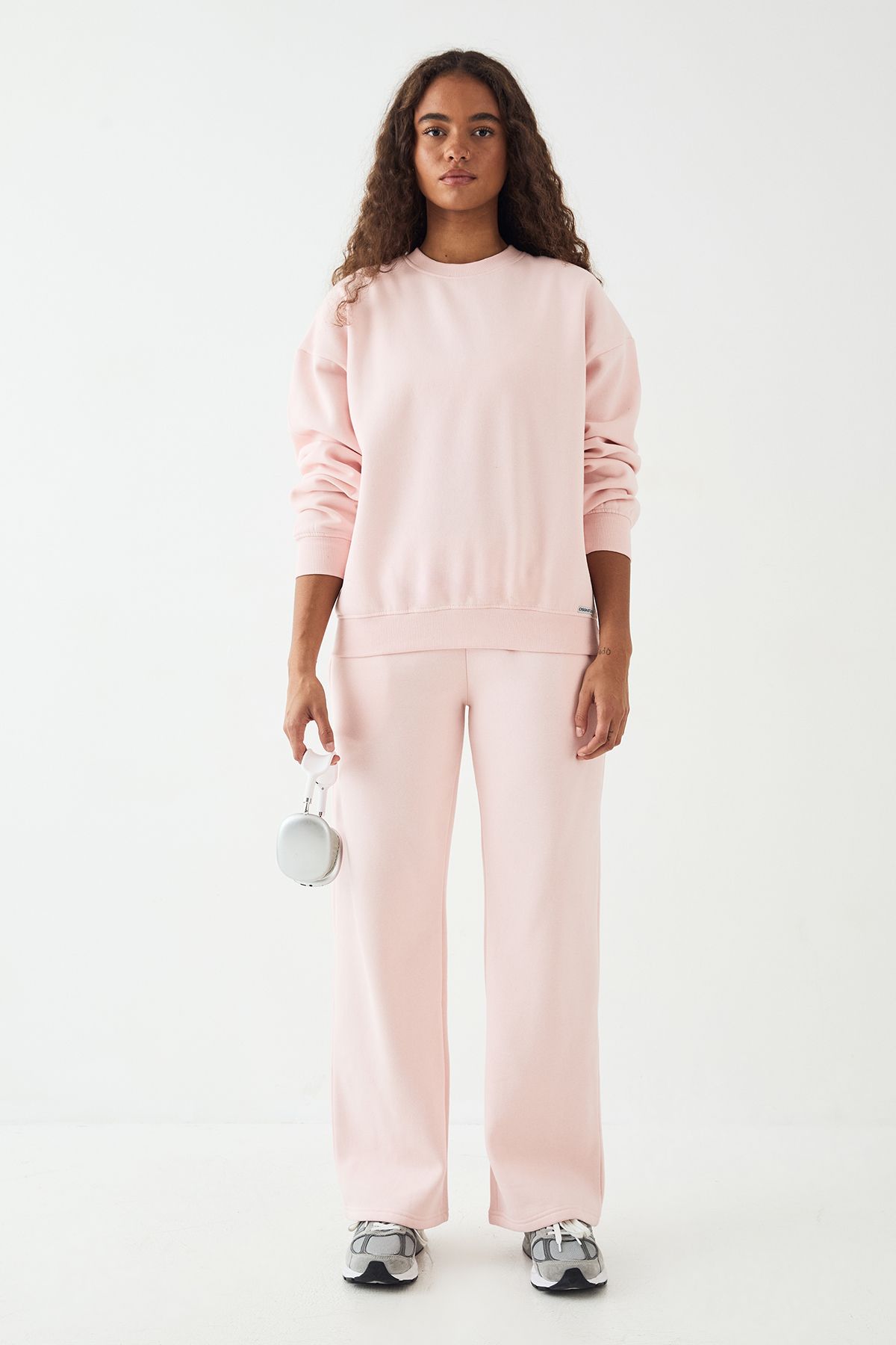 DSGN Studio DSGN Studio Crew Neck Oversized Sweatshirt Light Pink image 5