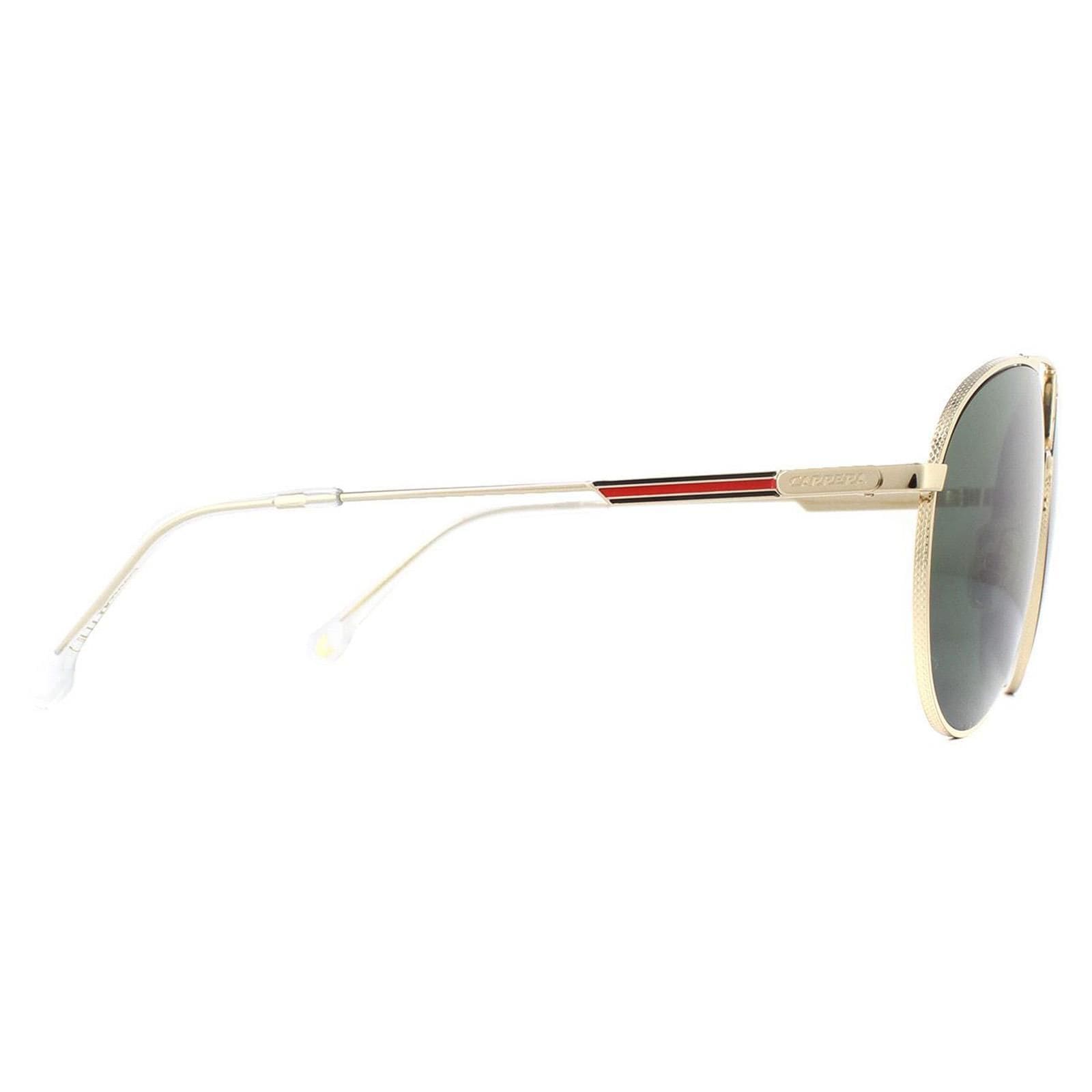 Carrera Aviator Gold Green Sunglasses image 4
