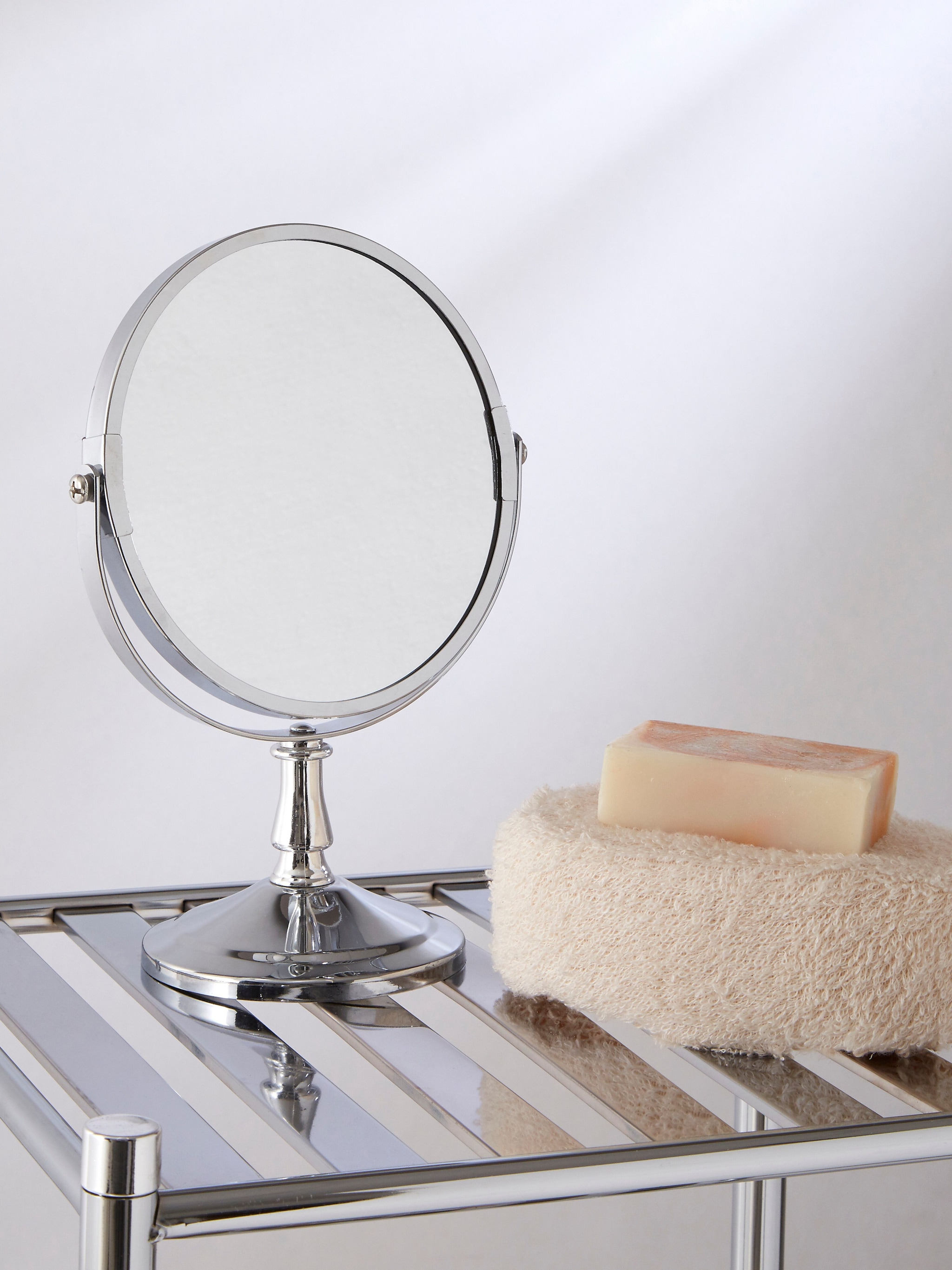 Orsina Chrome Large Swivel Mirror image 5