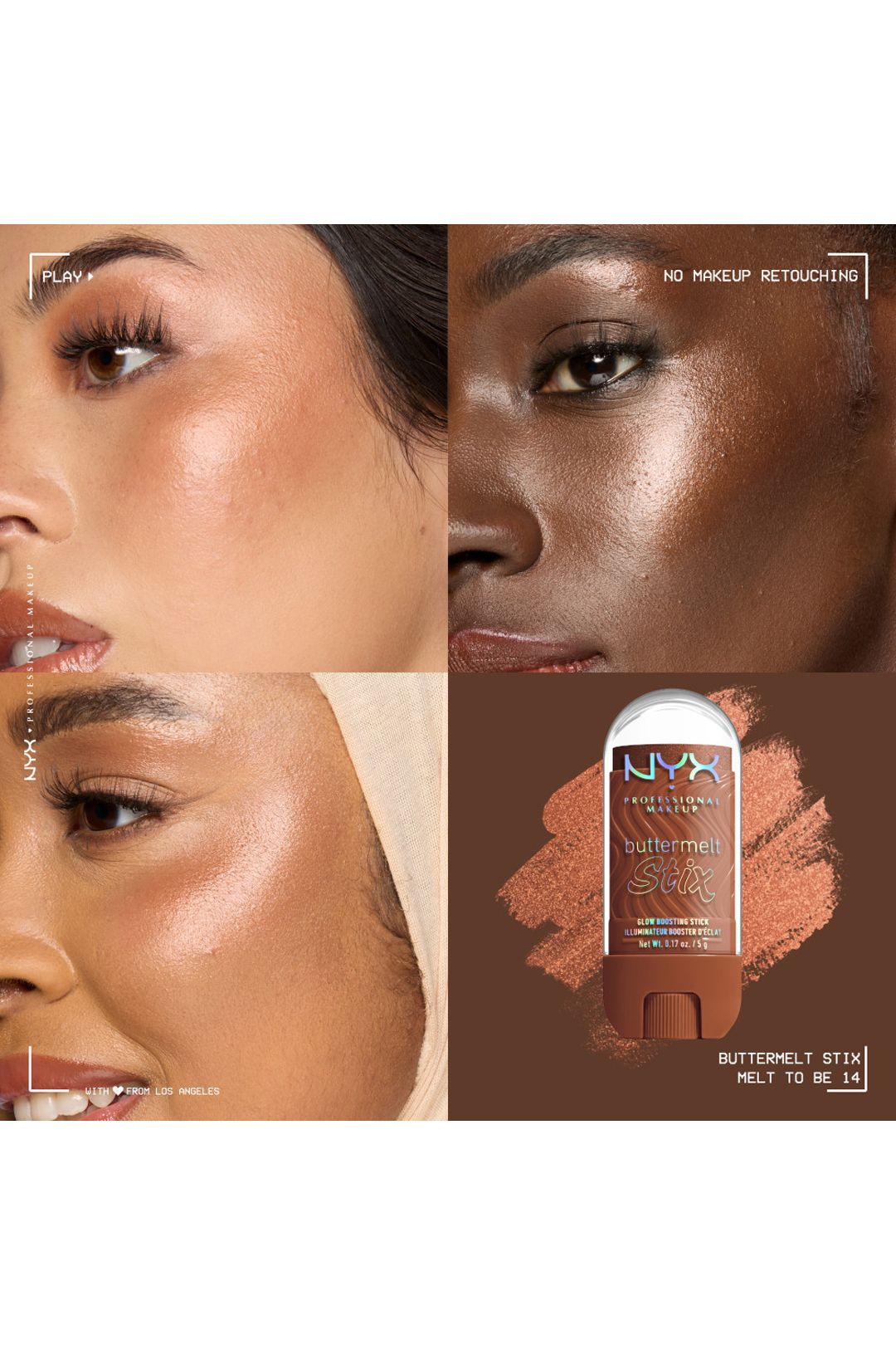 NYX Professional Makeup Buttermelt Glow Stix 5g Melt To Be image 6