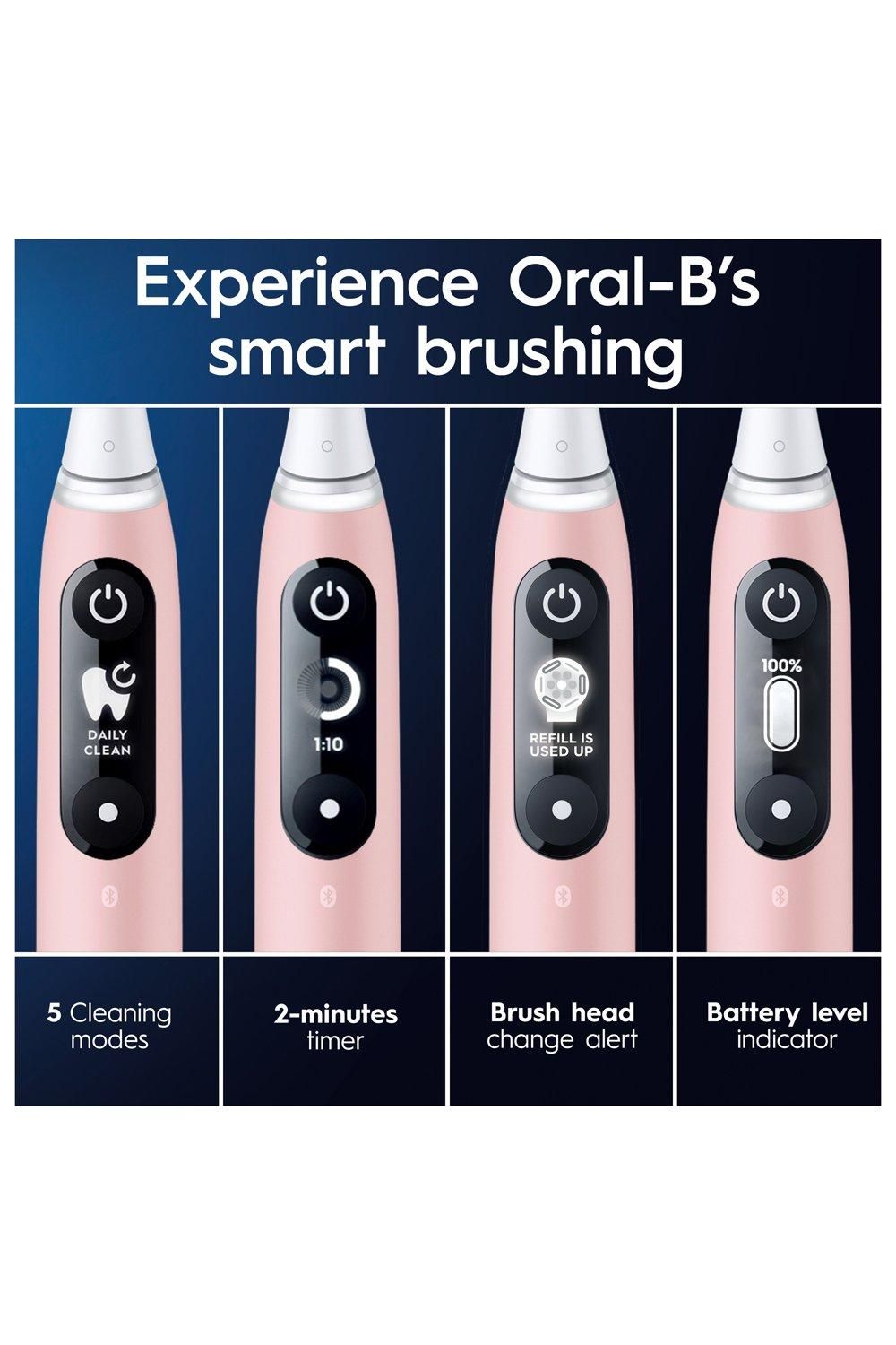 Oral B Sensitive Edition iO - 6 - Pink Toothbrush Pink image 8