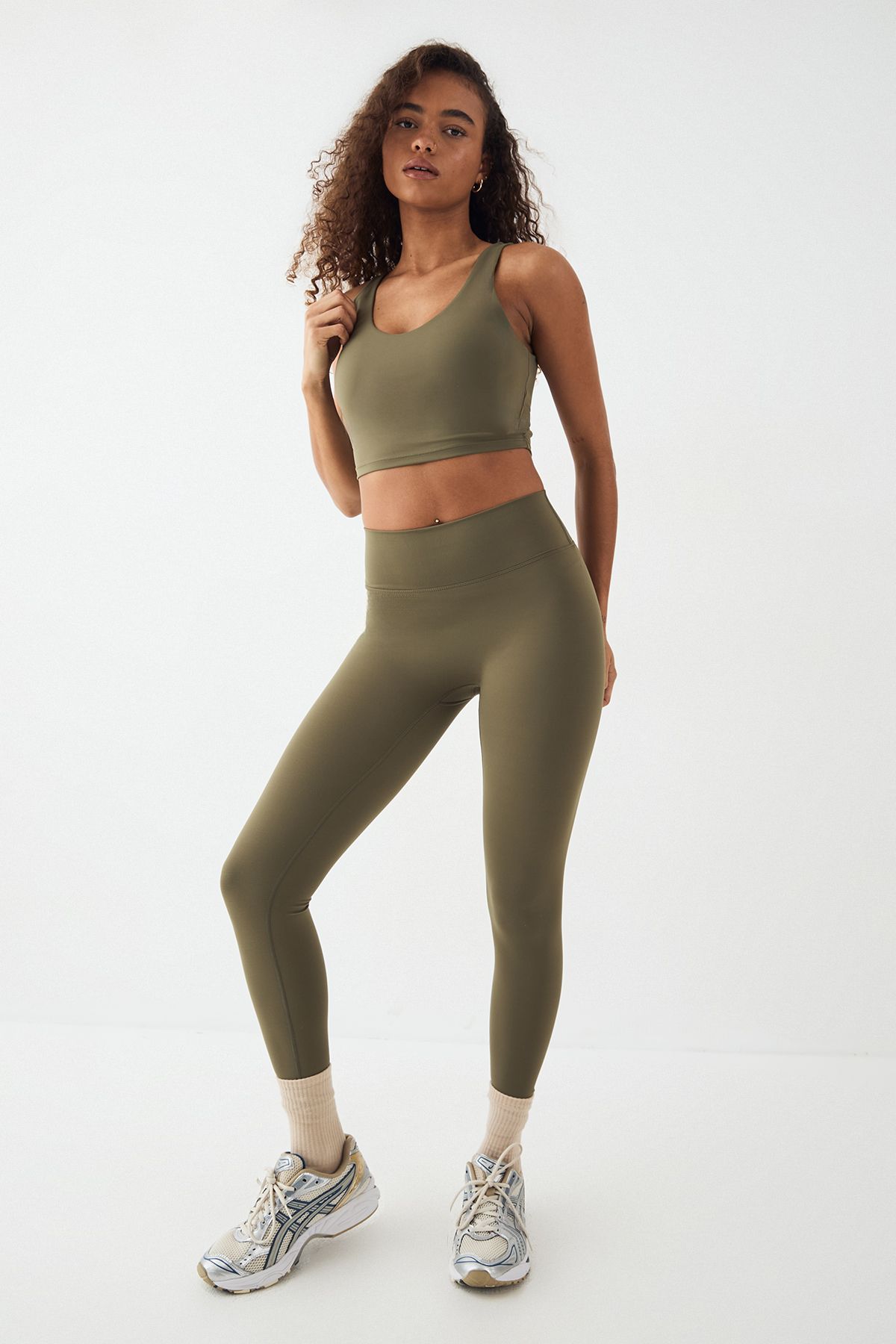 DSGN Studio DSGN Studio Ultra Sculpt High Waist Legging Olive image 3
