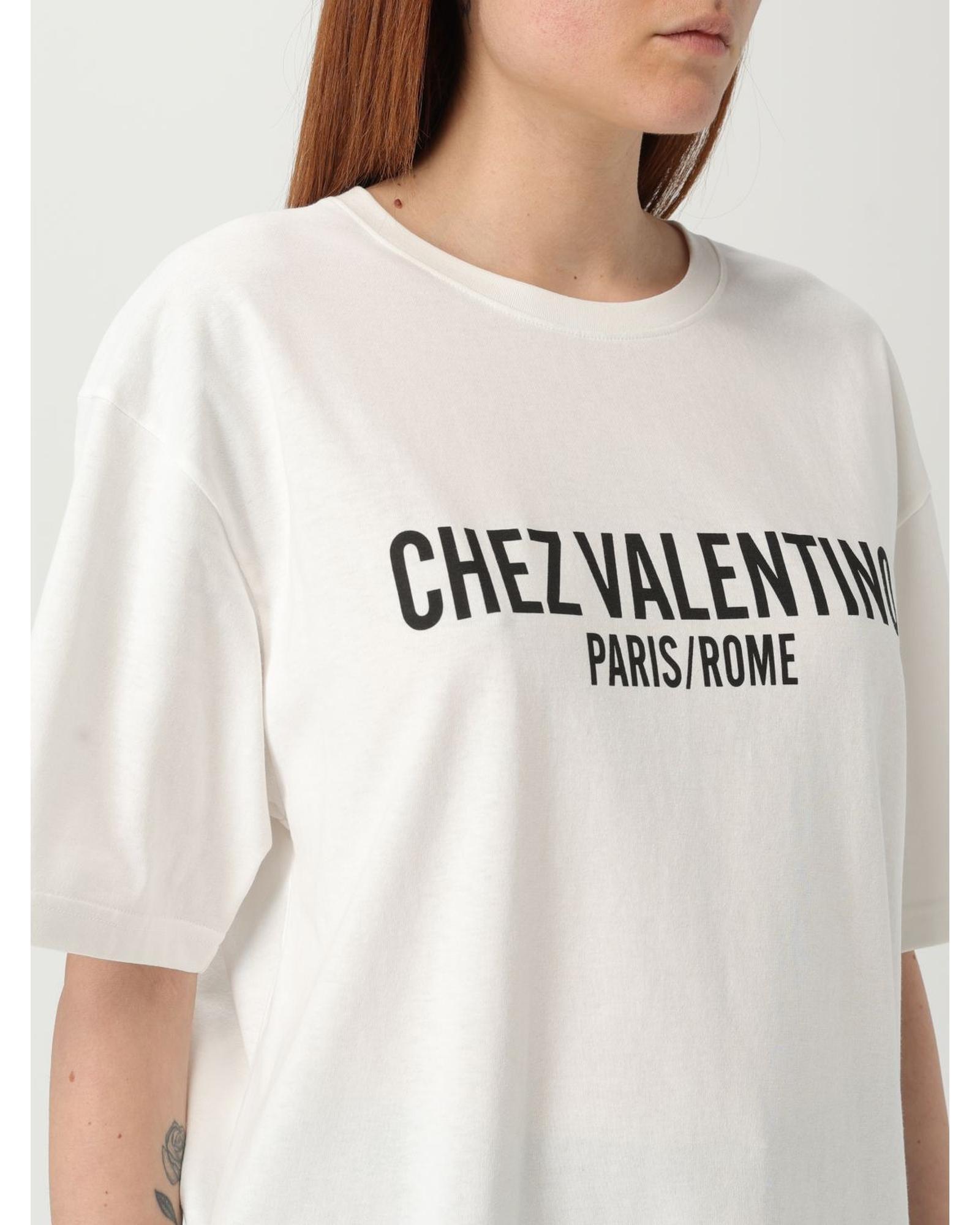 Valentino Graphic Tee Wo - Ivory T-Shirts image 5