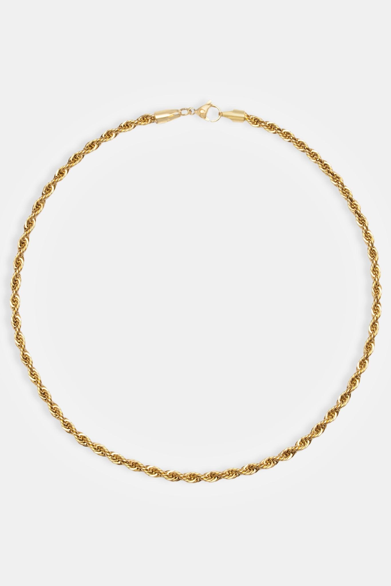 Cernucci 5mm Rope Chain - Gold image 5