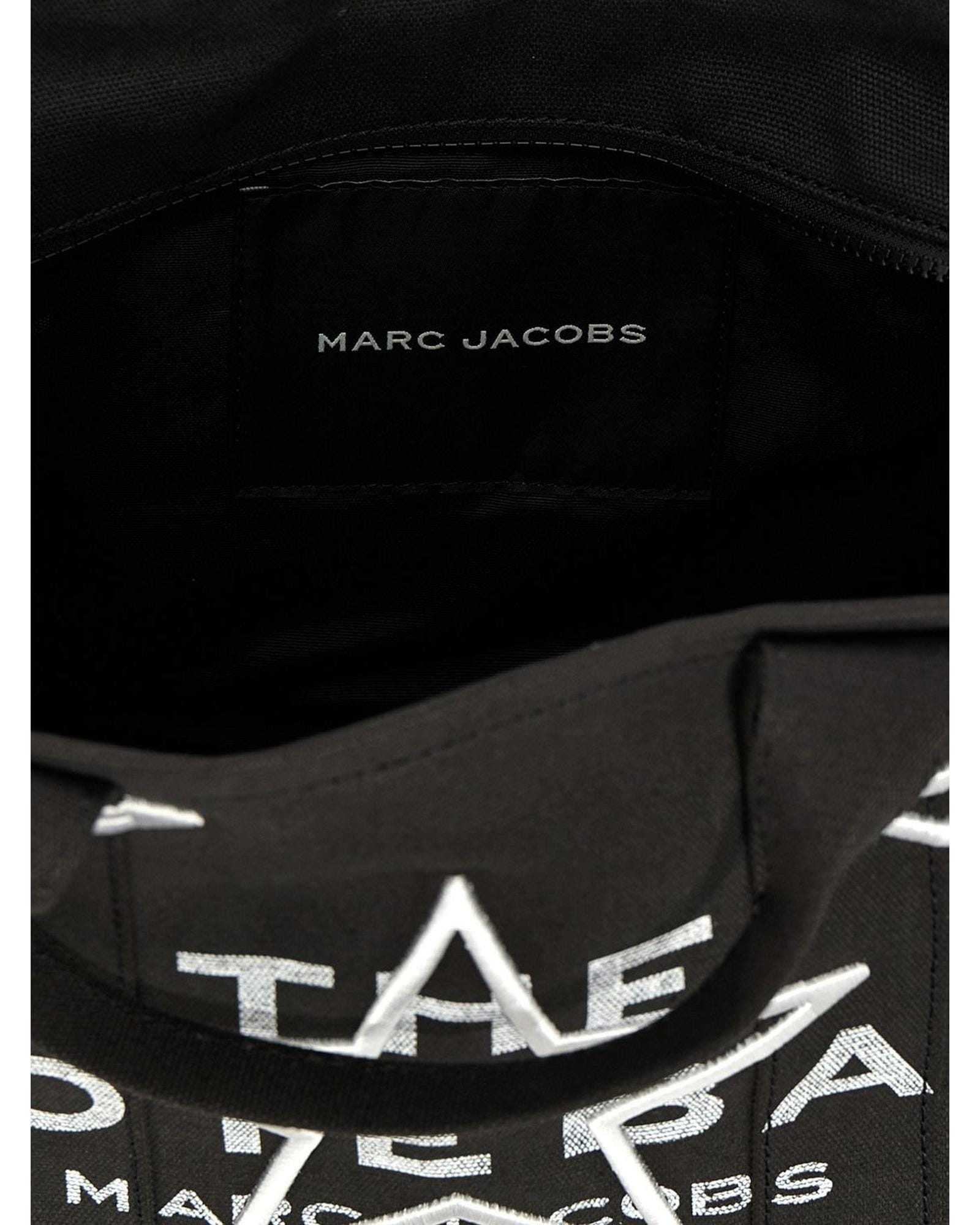 Marc Jacobs Star Tote Embroidered Canvas Wo - White Handbags image 4
