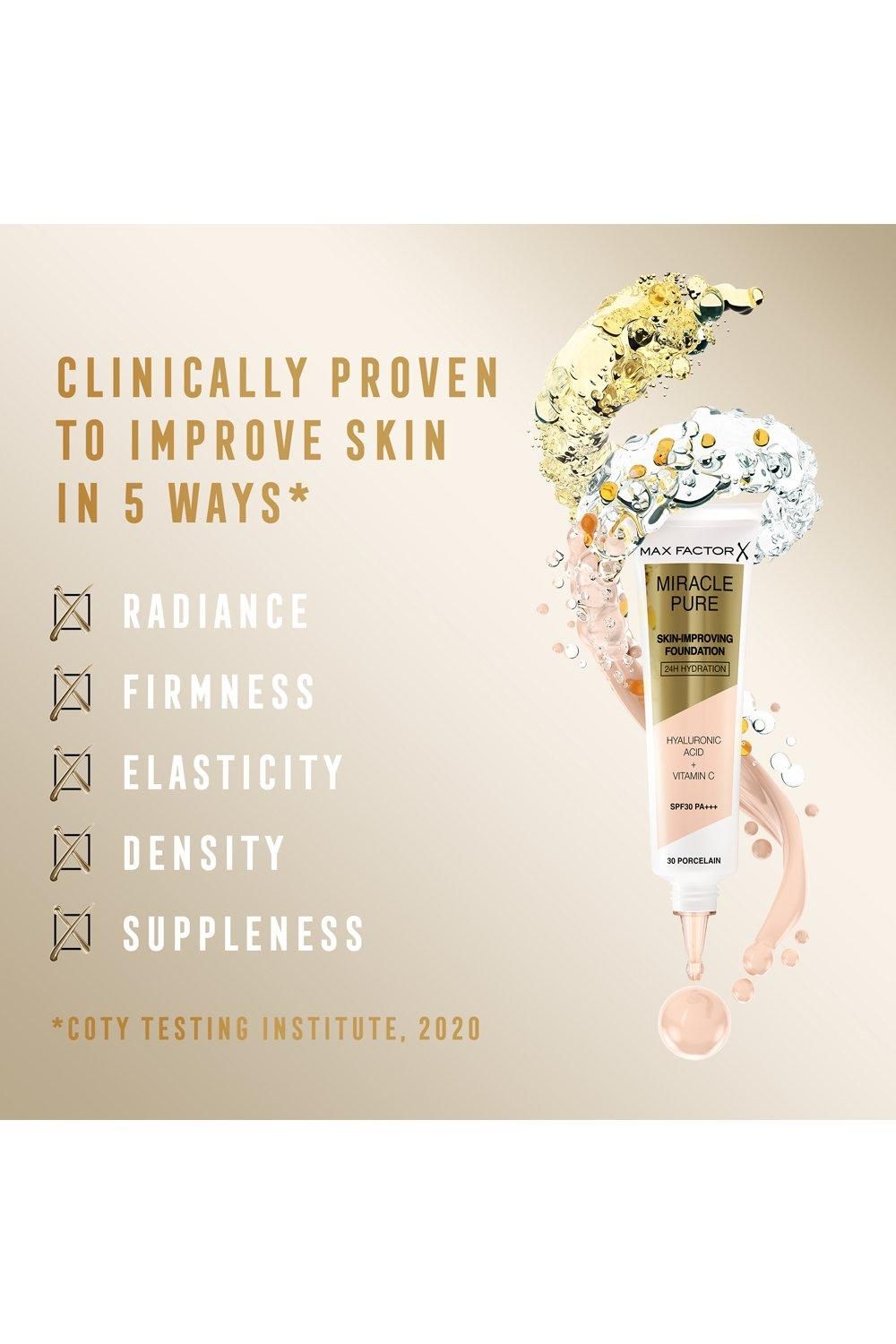 Max Factor Miracle Pure Skin Improving Foundation Light Ivory 40 image 9