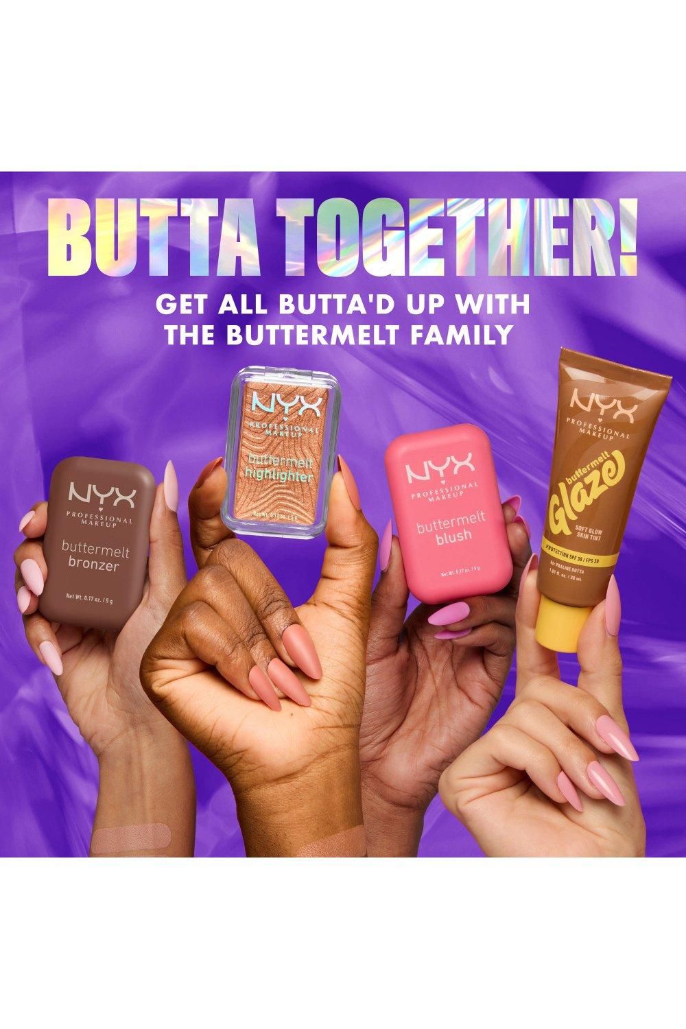 NYX Professional Makeup Buttermelt Highlighter 5g Bright And Butta image 2