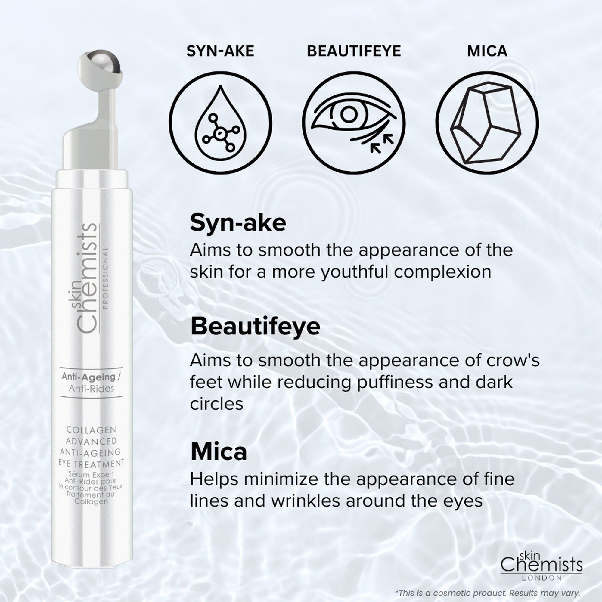 skinChemists professional Collagen Advanced Anti-Ageing Eye Treatment 15ml image 5