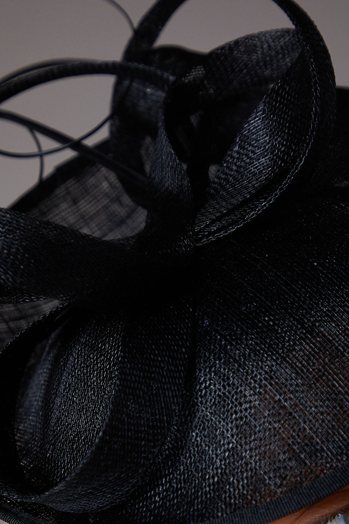 Coast Side Facing Structured Fascinator Black image 3