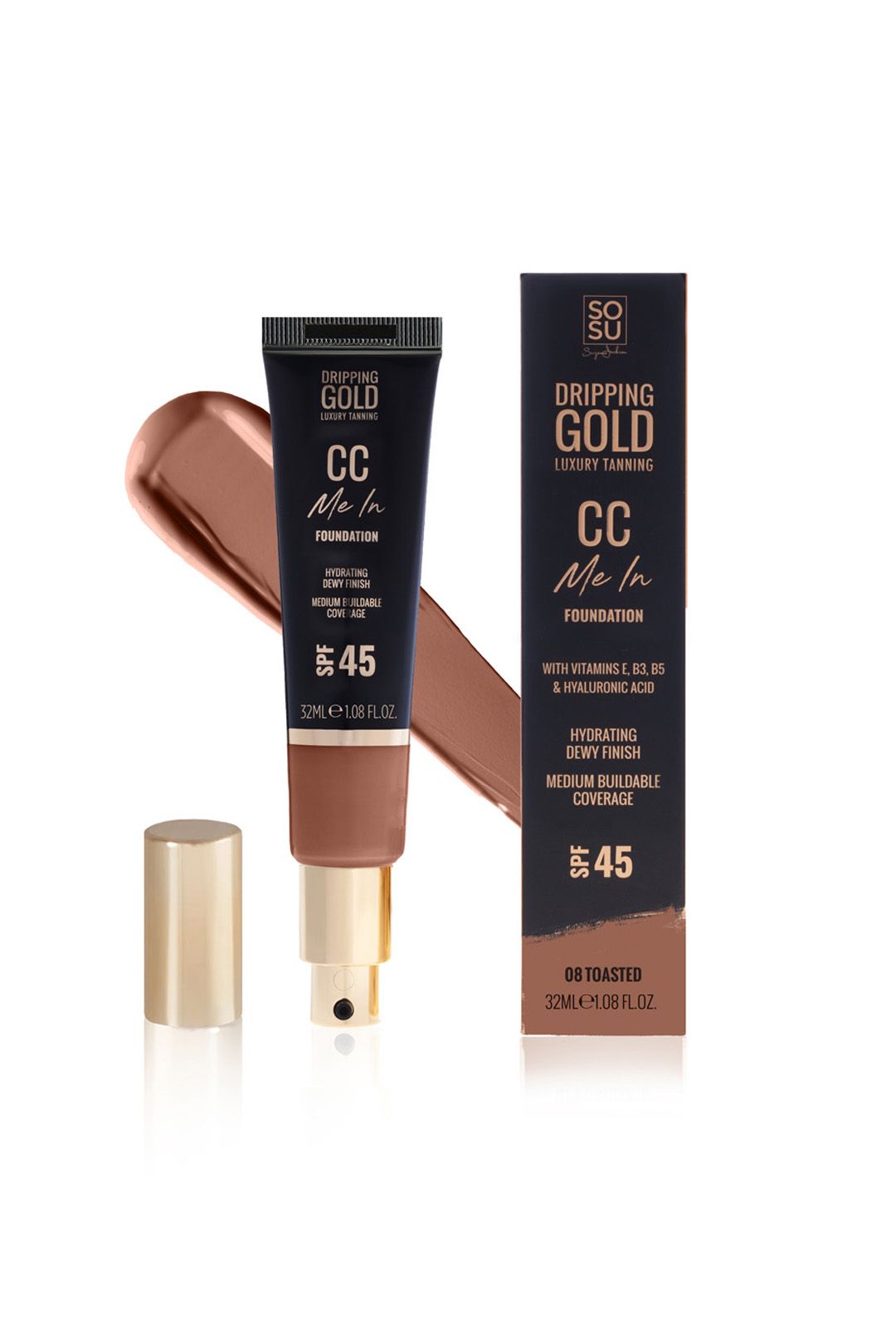 Dripping Gold CC Cream SPF40 35ml Toasted image 1