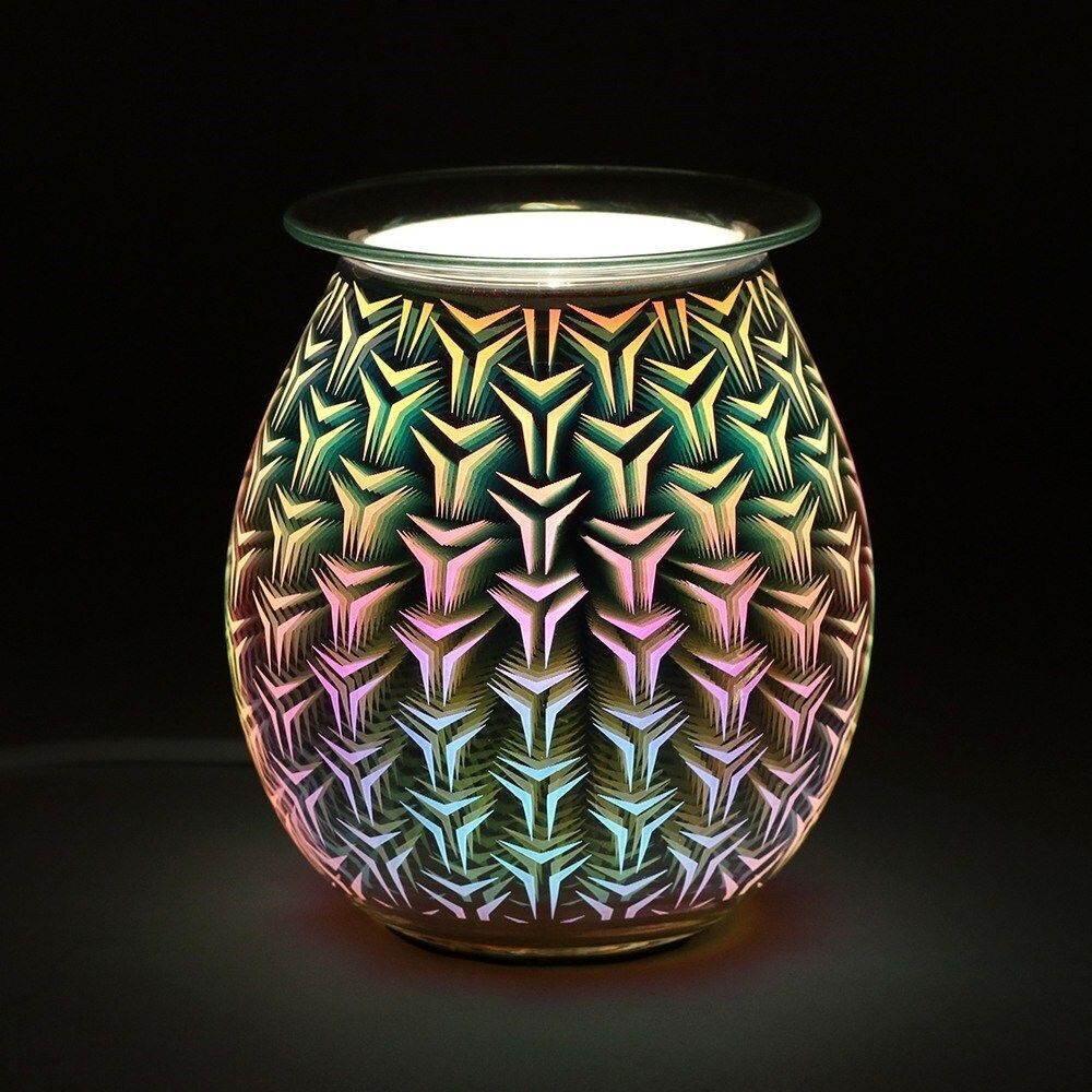 Something Different Light Up Geometric Electric Oil Burner (UK Plug) image 3