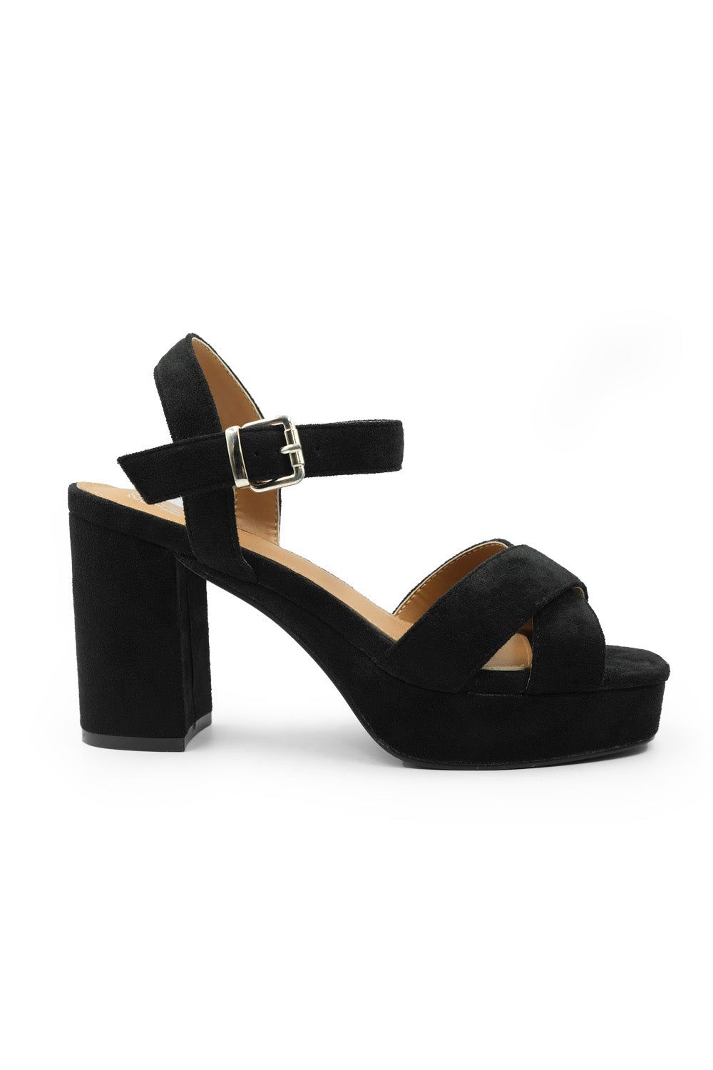 Where's That From 'Marcia' Statement Platform Strappy Block High Heels image 2