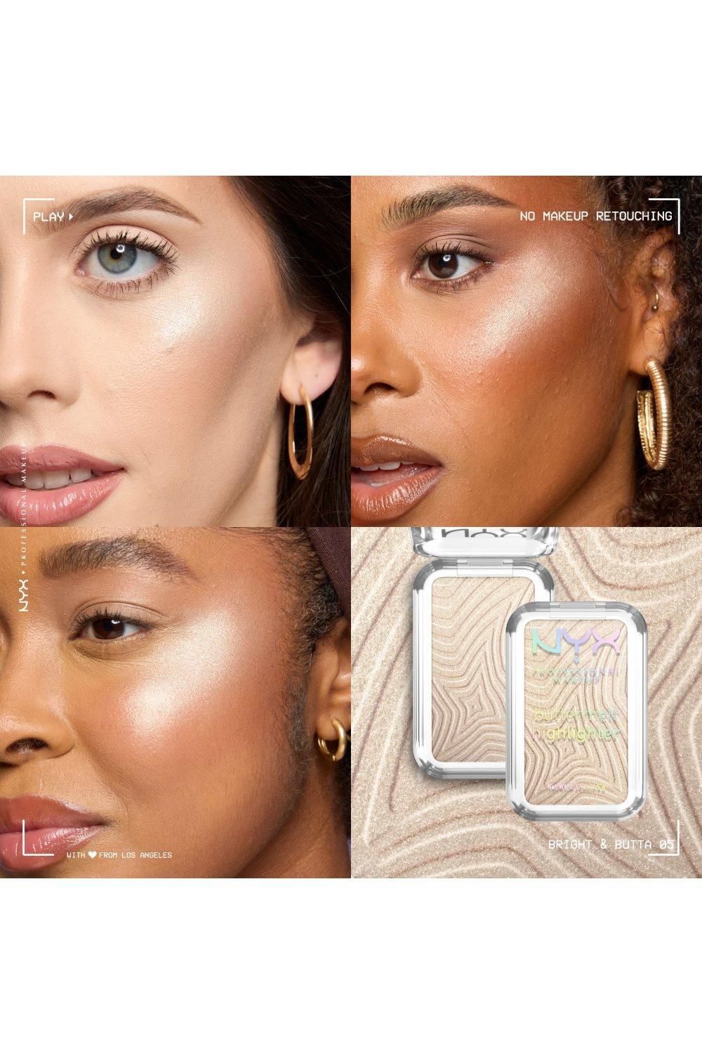 NYX Professional Makeup Buttermelt Highlighter 5g Bright And Butta image 5