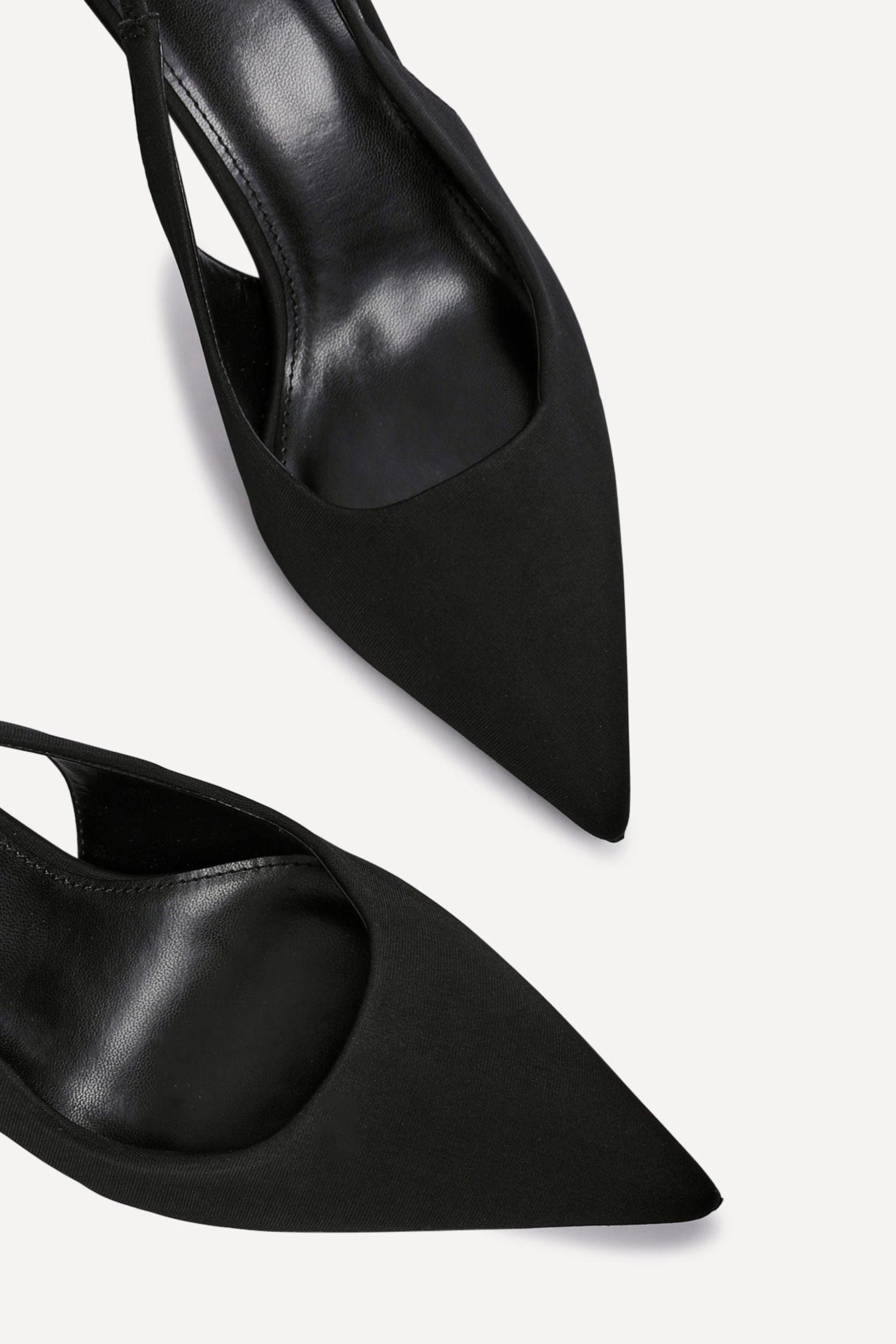 Linzi Dash Black Scuba Court Heel image 5