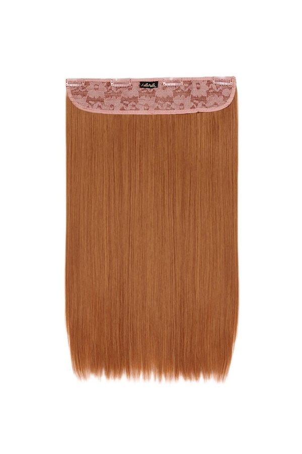 Lullabellz Thick 18 1 Piece Straight Clip In Hair Extensions Mixed Auburn