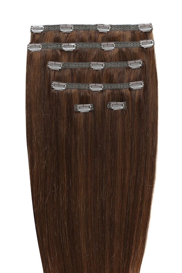 Beauty Works 18" Double Hair Set Clip-In Extensions 180g Hot Toffee