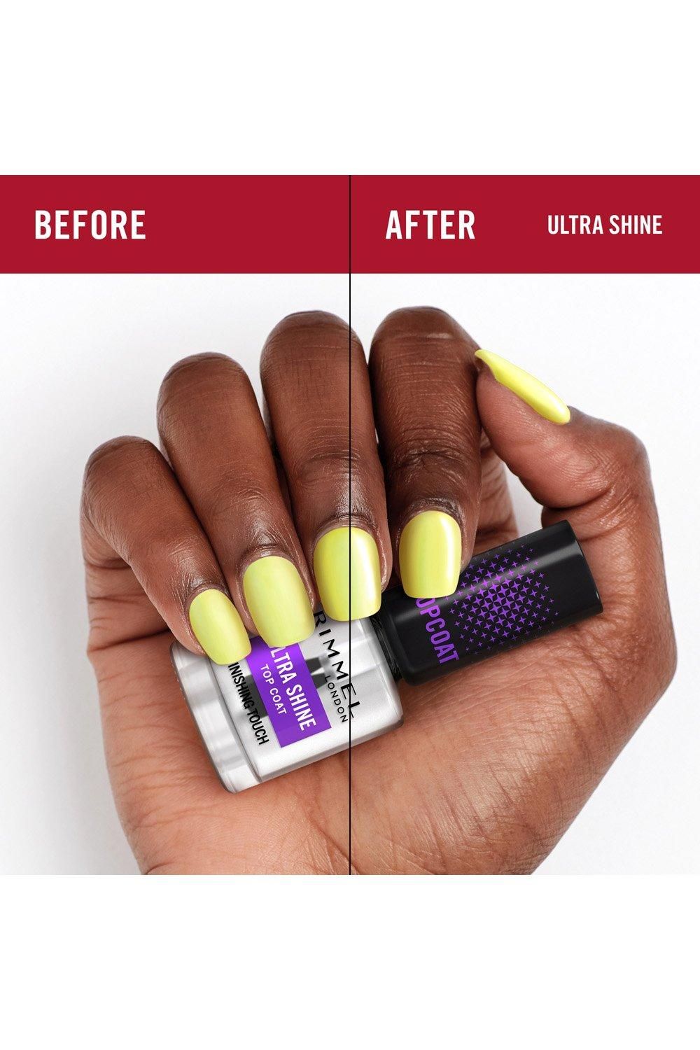 Rimmel London Ultra Shine Nail Polish Top Coat Clear image 3