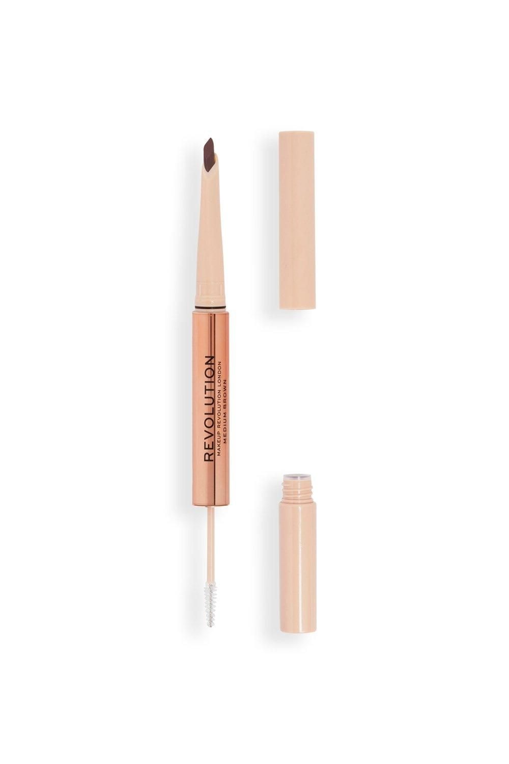 Revolution Fluffy Brow Filter Duo Medium Brown image 1