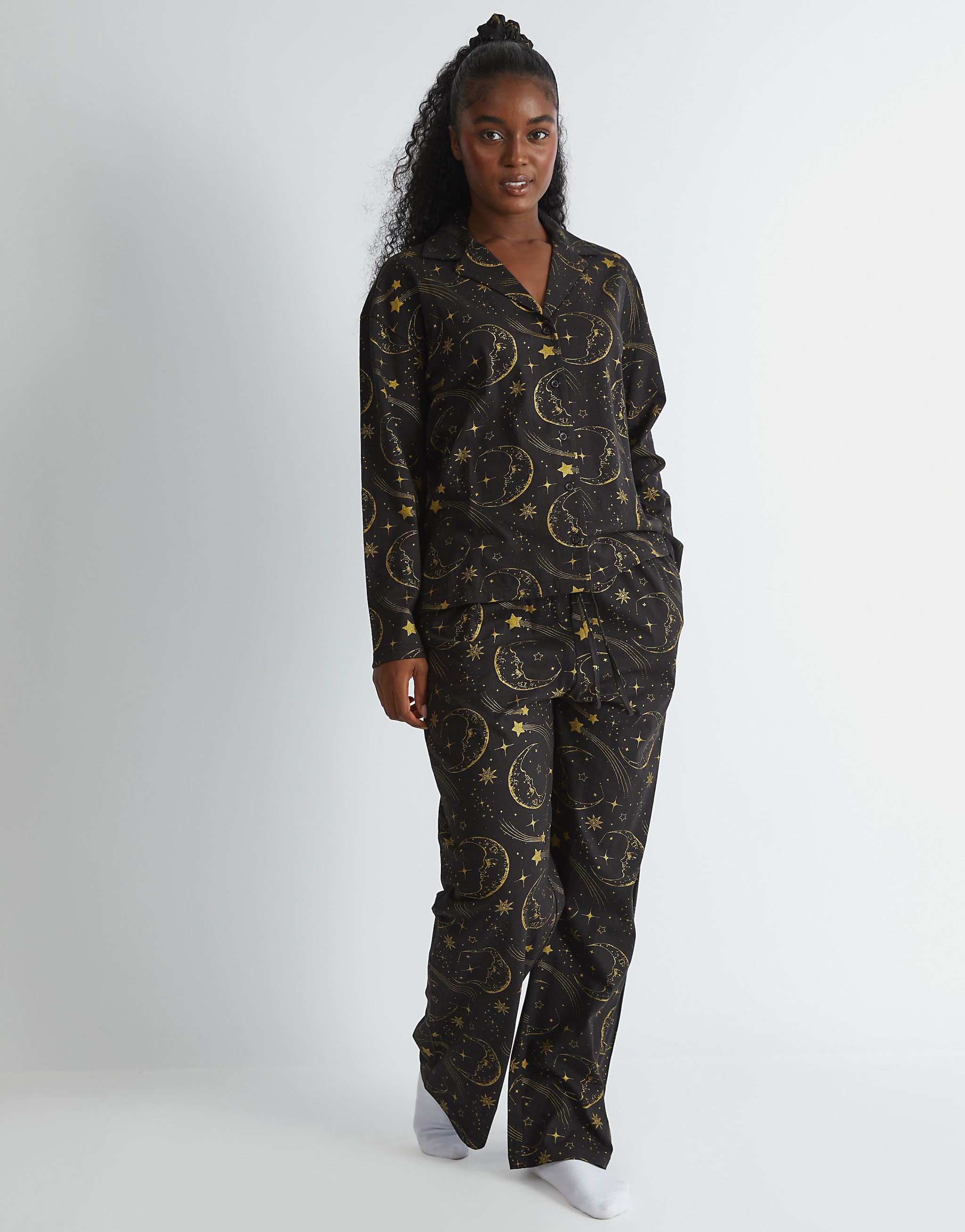 SKINNYDIP Celestial Pyjama Set in Black image 3