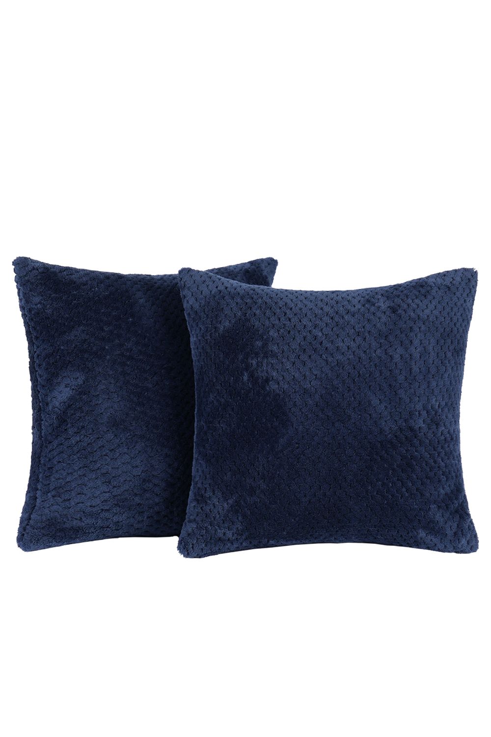 OHS 2 Pack of Waffle Fleece Square Cushion Covers image 5