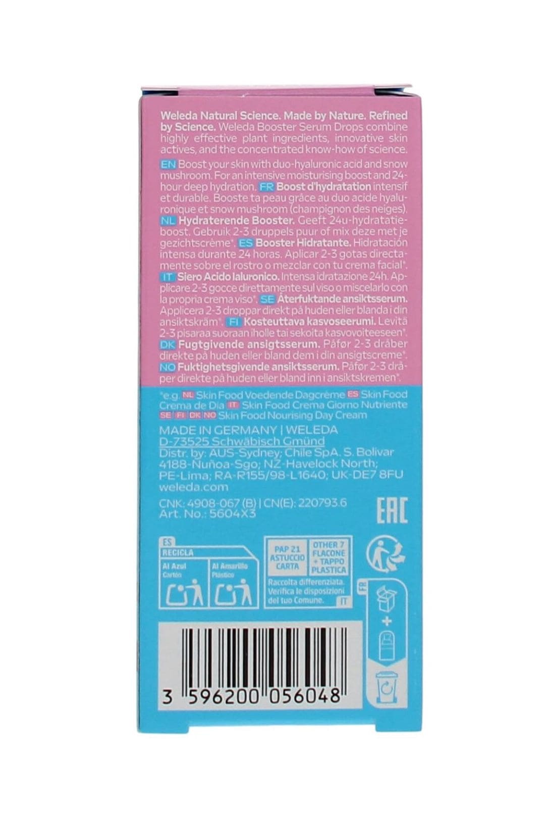 Weleda Weleda Hyaluronic Moisture Serum Booster Drops 30ml Misc image 2