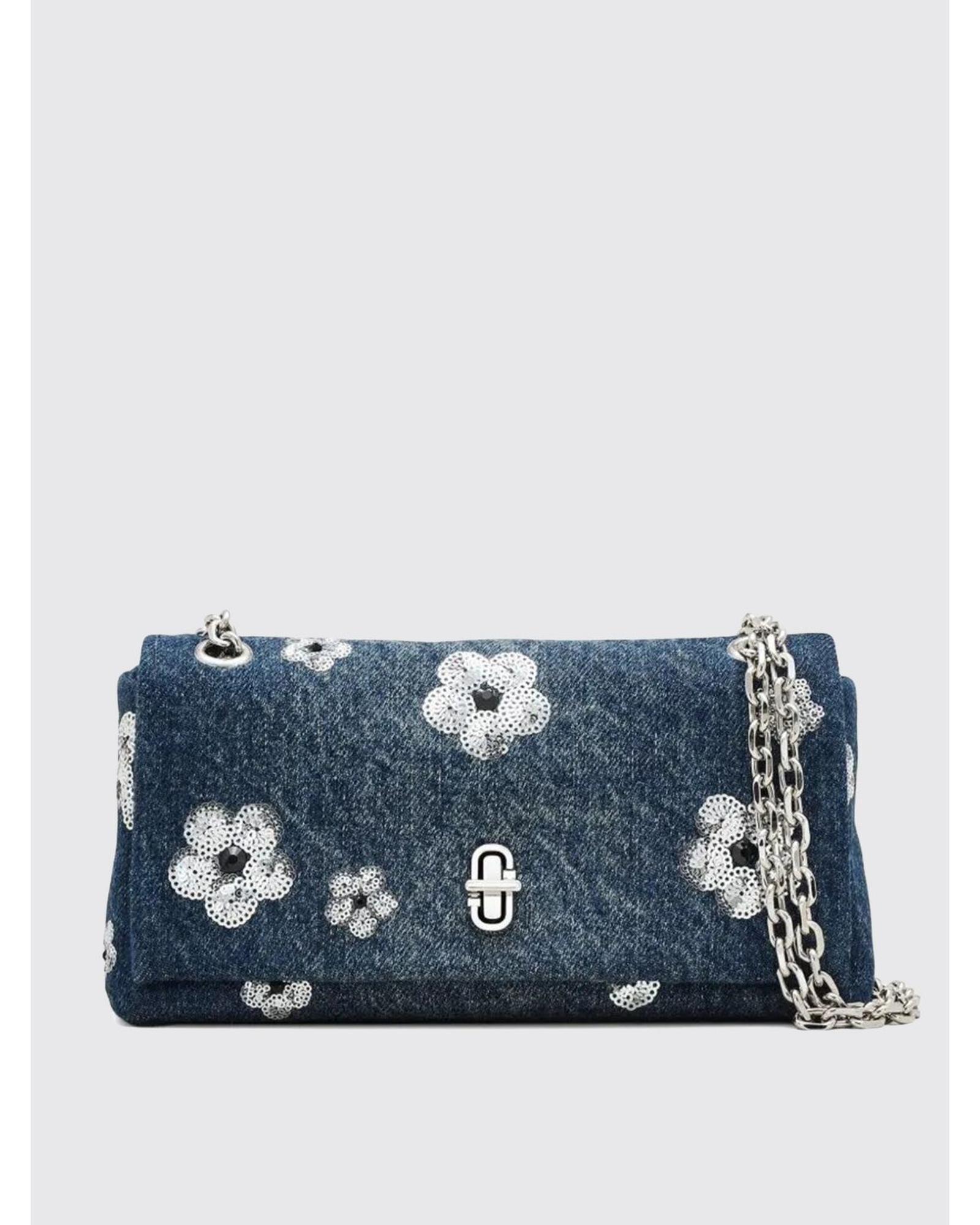 Marc Jacobs Softshot 21 Sequin Denim Crossbody Wo - Multicolor Clutch Bags