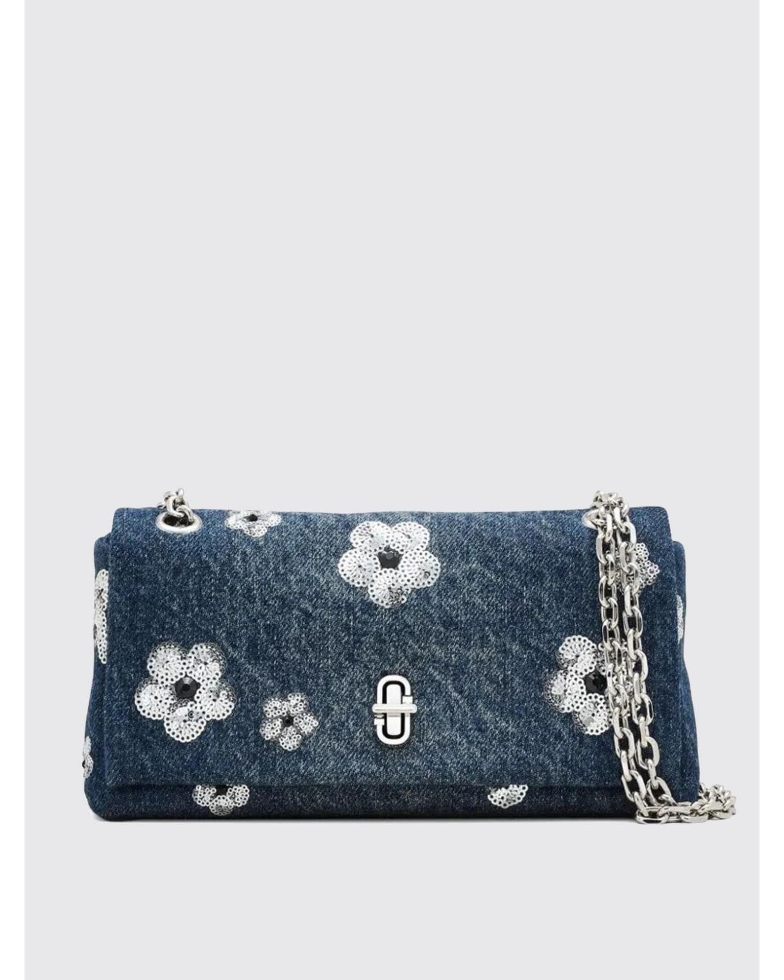 Marc Jacobs Softshot 21 Sequin Denim Crossbody Wo - Multicolor Clutch Bags image 1