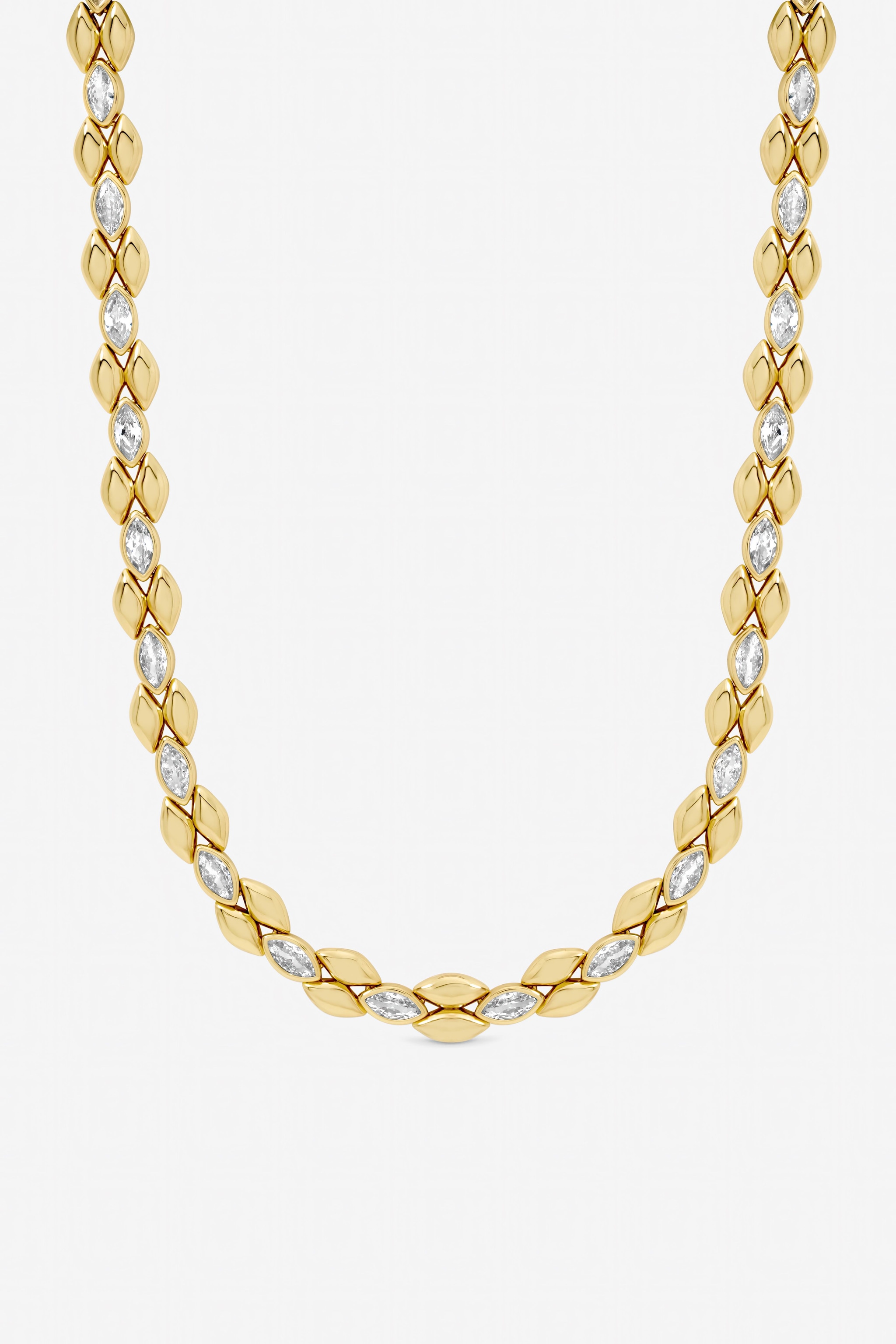 Jon Richard Gold Plated and Crystal Necklace