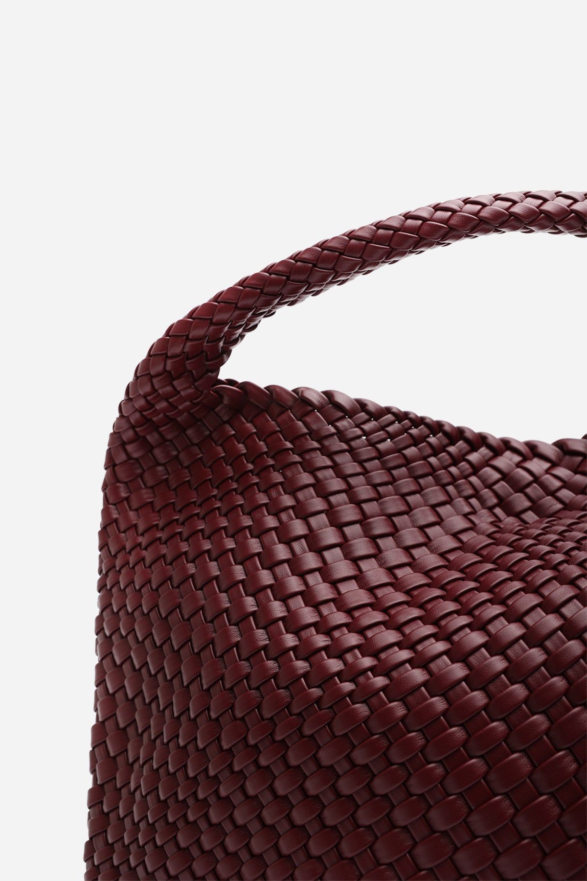 Where's That From 'Stone' Weave Detail Faux Leather Shoulder Bag image 4
