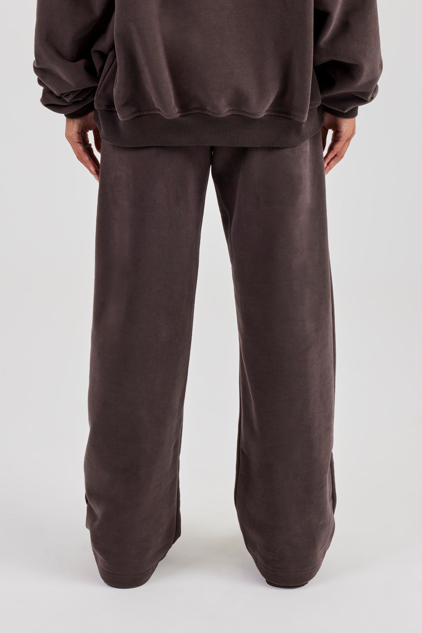 Cernucci Wide Leg Jogger - Coffee image 3