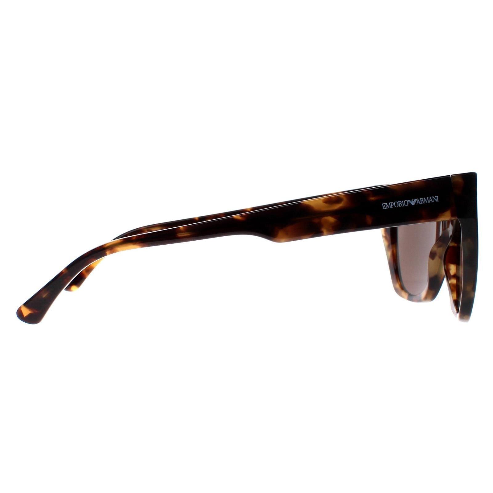 Emporio Armani Cat Eye Shiny Brown Havana Brown EA4176 image 4