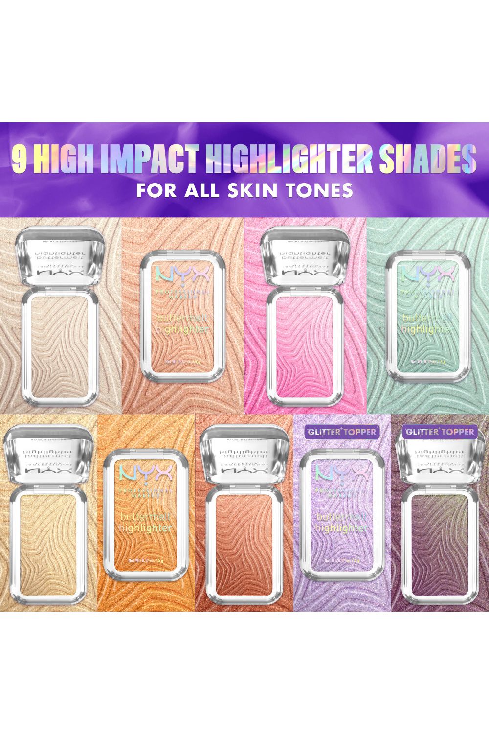 NYX Professional Makeup Buttermelt Highlighter 5g Butta Bling image 9