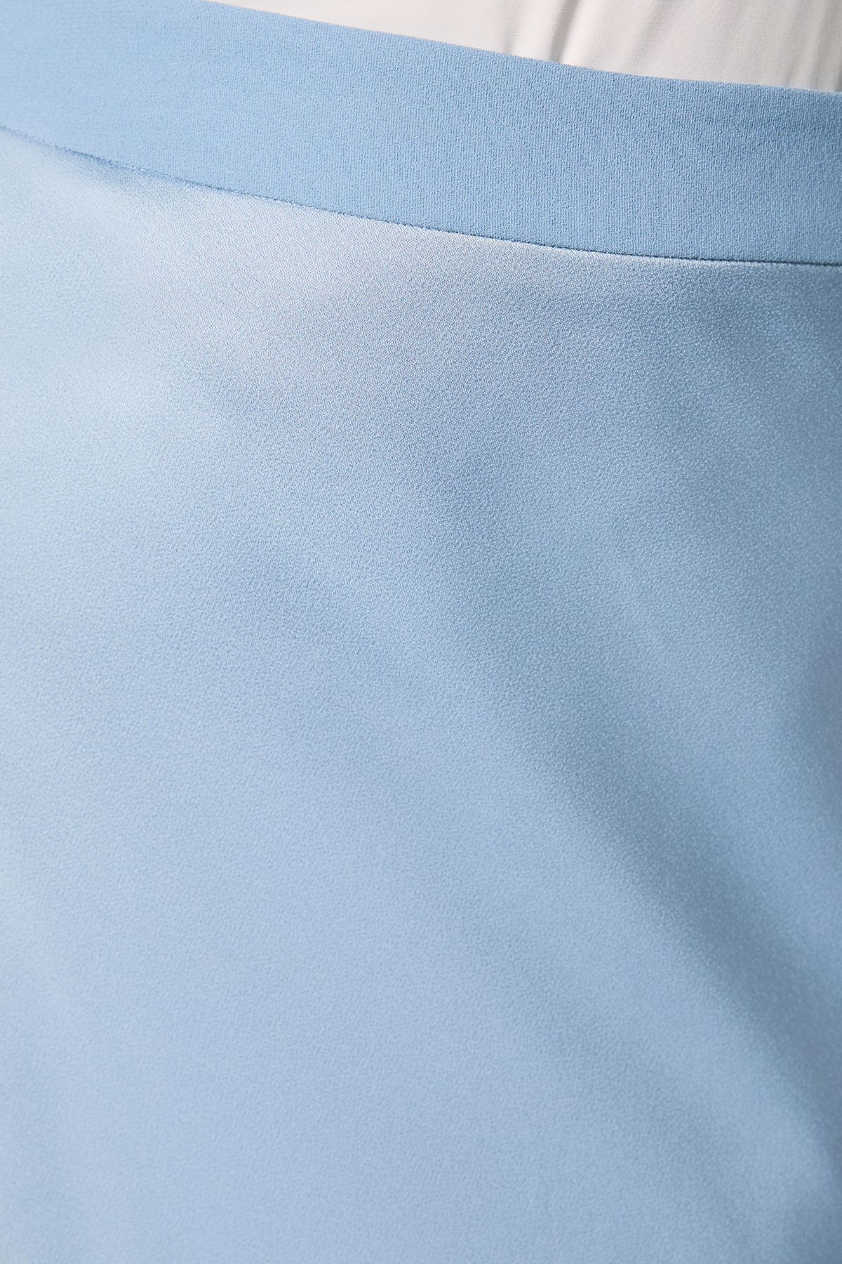 Coast Satin Detail Fitted Skirt Dusty Blue image 5