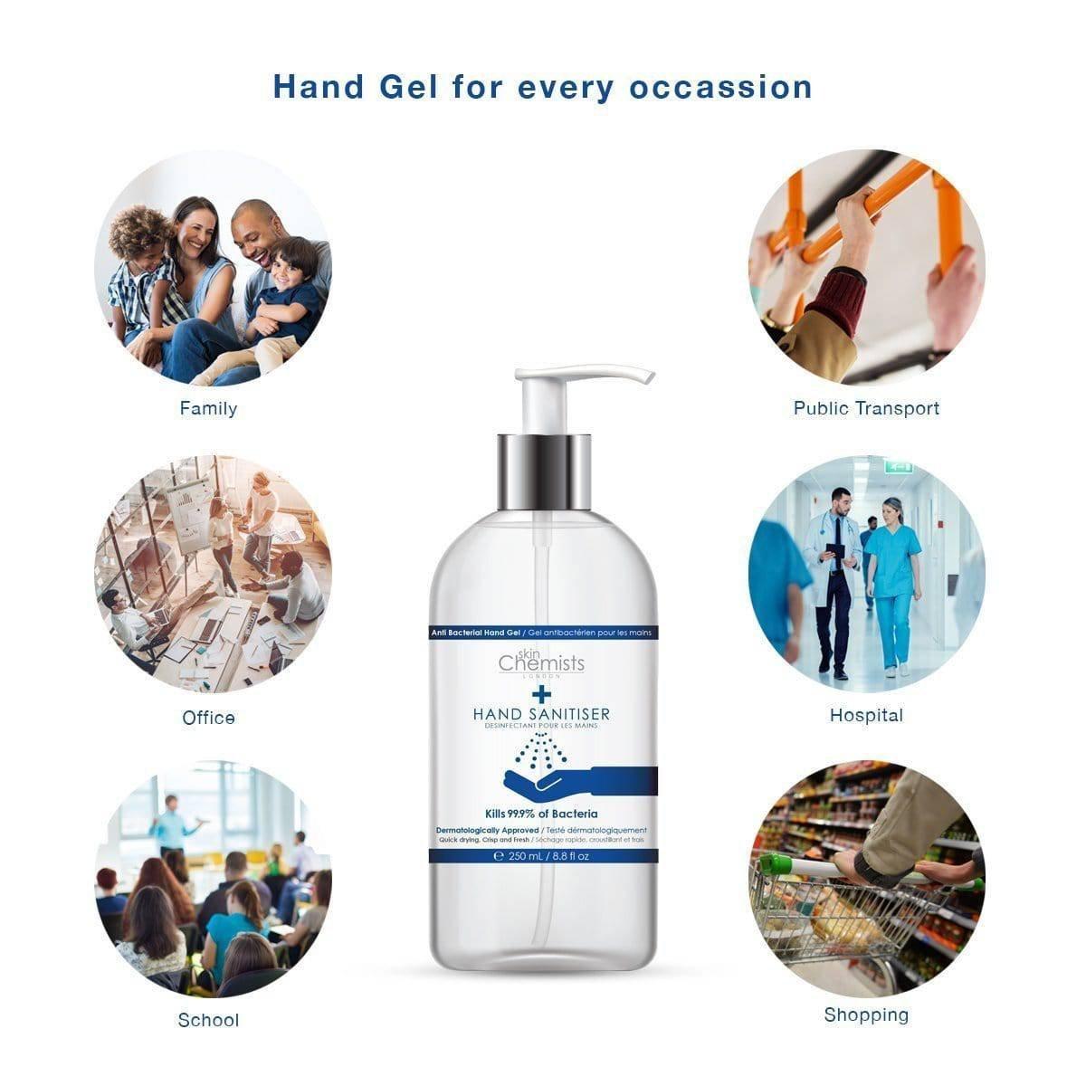 skinChemists professional Hand Sanitiser 250ml Pack Of 6 image 2