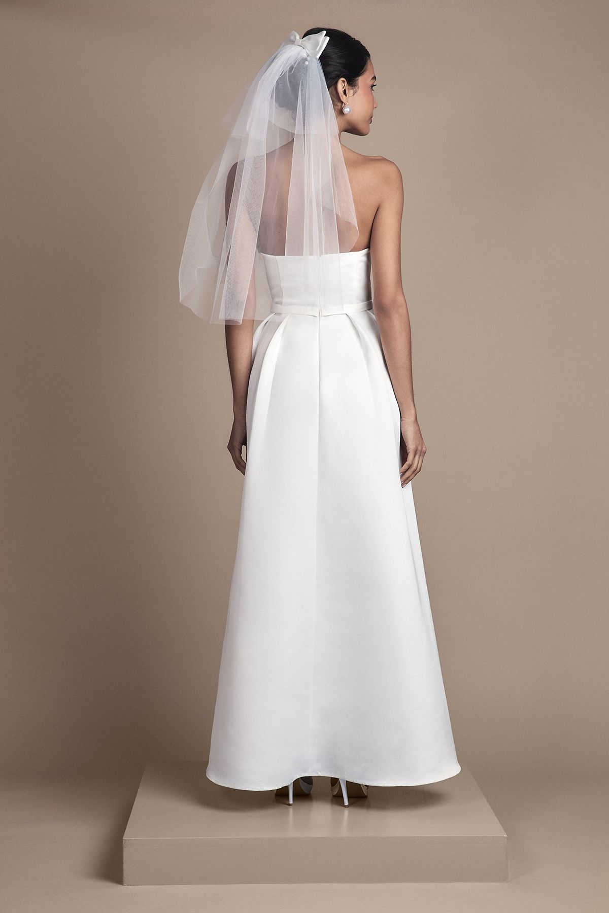 Coast Strapless Sweetheart Full Skirted Wedding Dress Ivory image 3