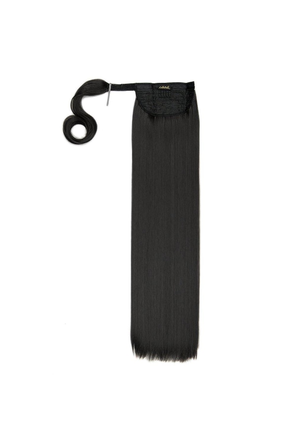 Lullabellz Grande 26" Straight Wrap Around Pony Natural Black