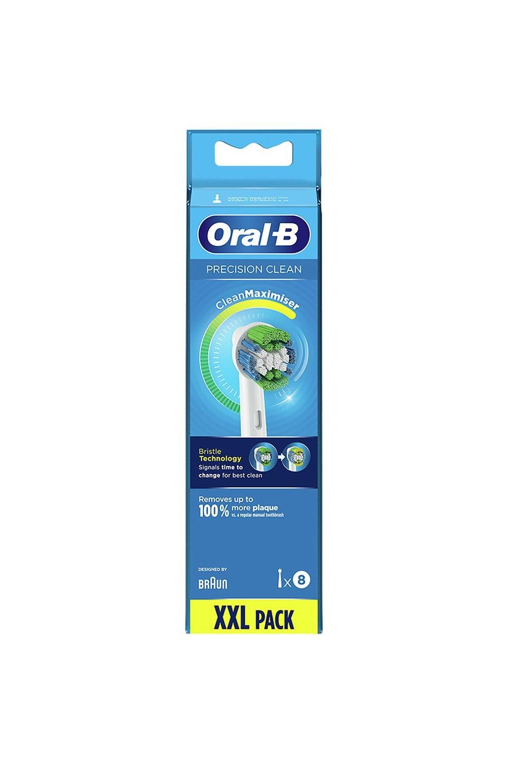 Oral B Precision Clean Refills 8 Pack White image 1
