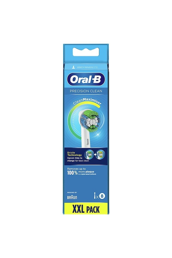 Oral B Precision Clean Refills 8 Pack White